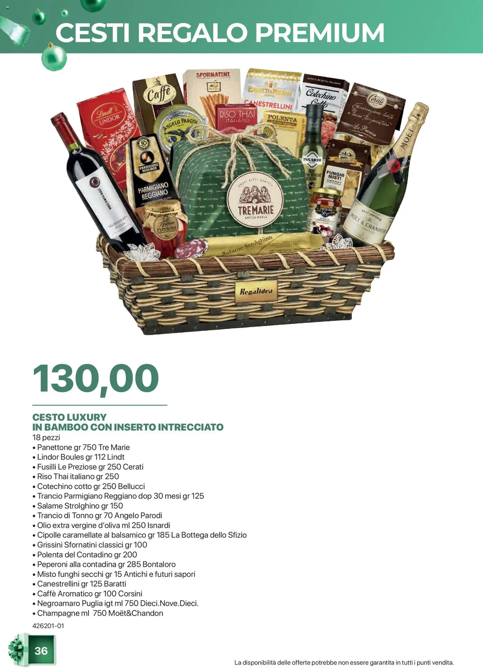 Volantino Sogegross del 05.11.2025 | Pagina: 36 | Prodotti: Caffè, Panettone, Tonno, Parmigiano reggiano