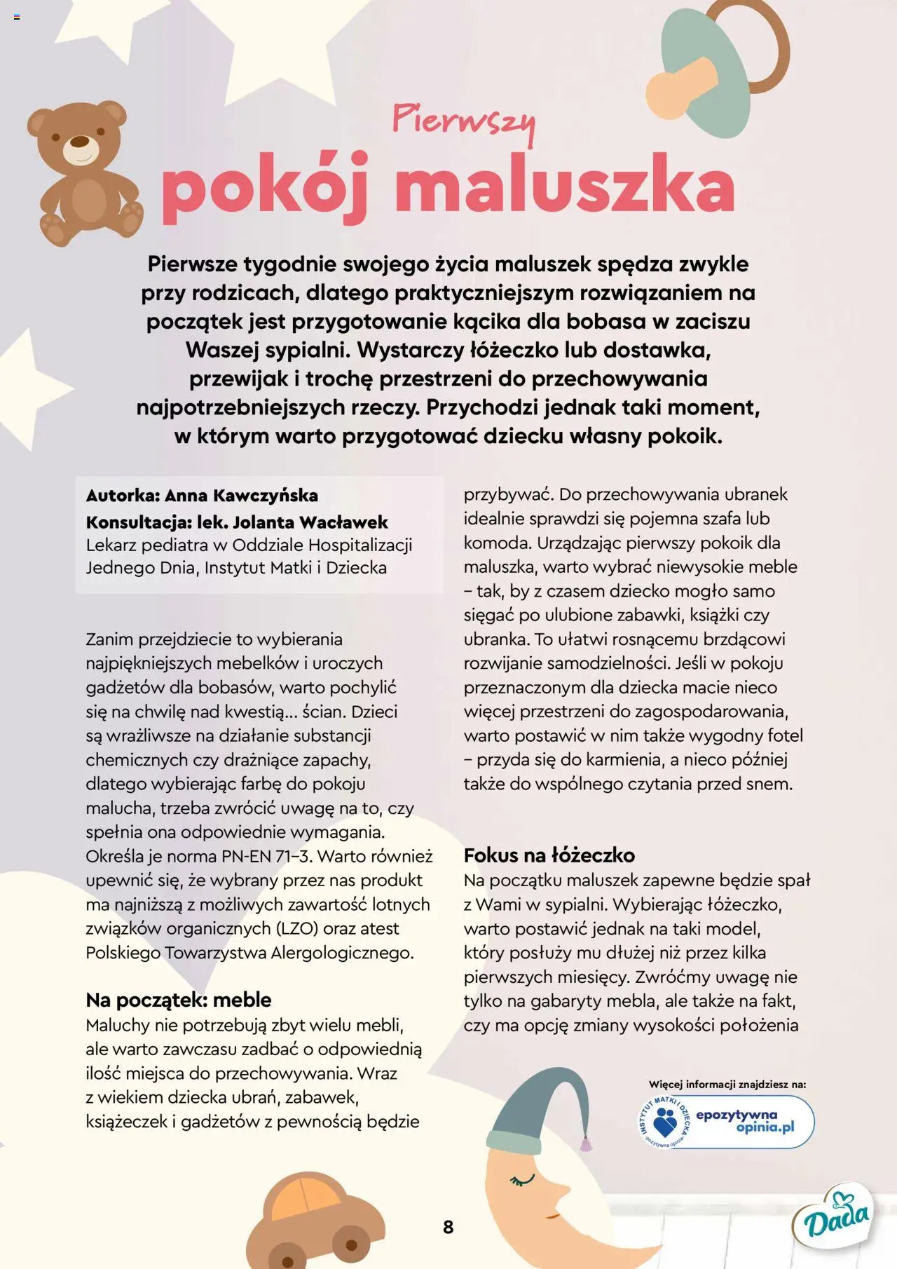 Biedronka gazetka - Dada & Rodzina Nr 10 od 12.09.2024 | Strona: 8 | Produkty: Szafa, Fotel, Przewijak, Książki