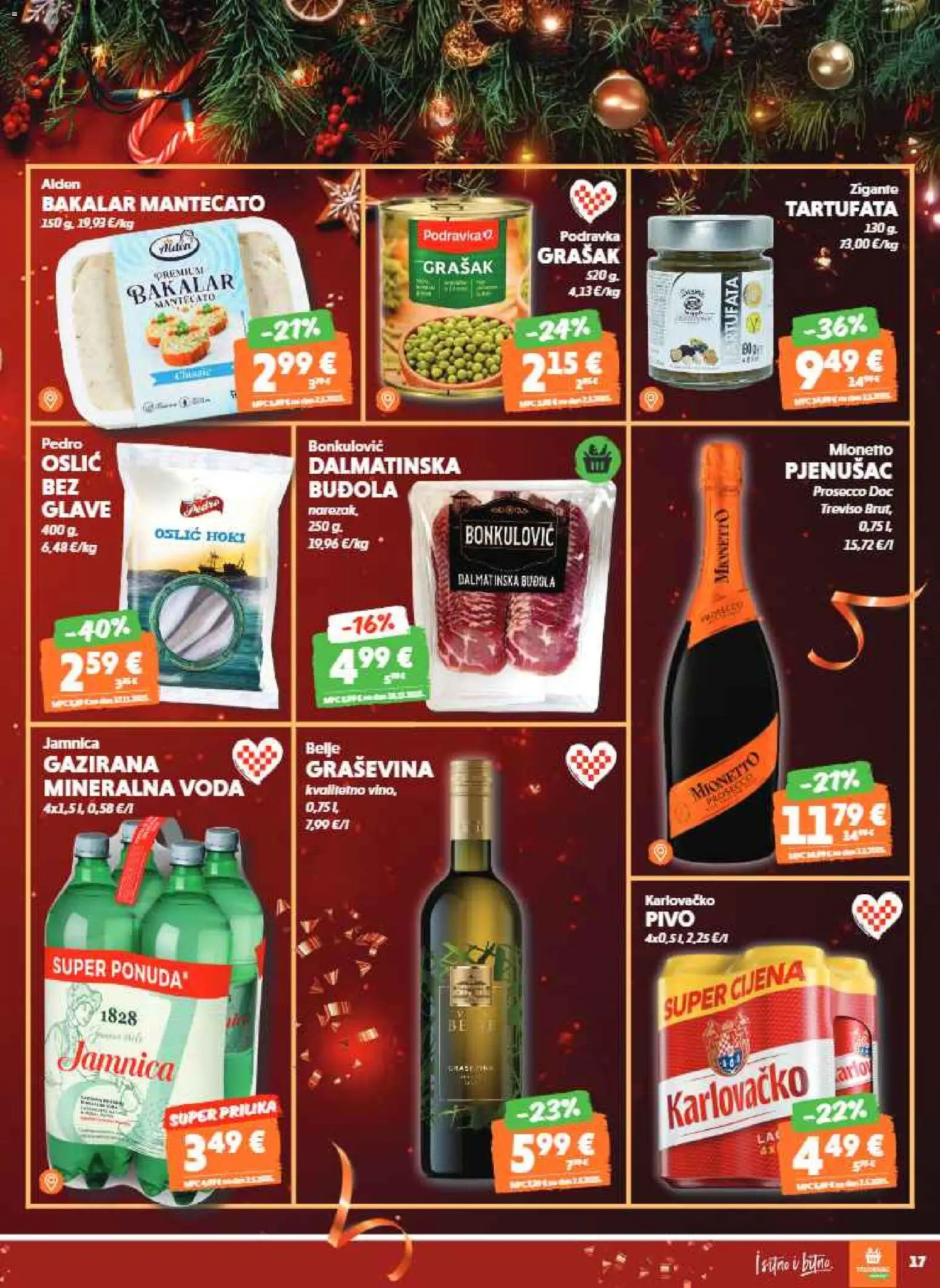 Studenac katalog | vrijedi od 17.12.2025 | Stranica: 17 | Proizvodi: Pivo, Buđola, Jamnica, Voda