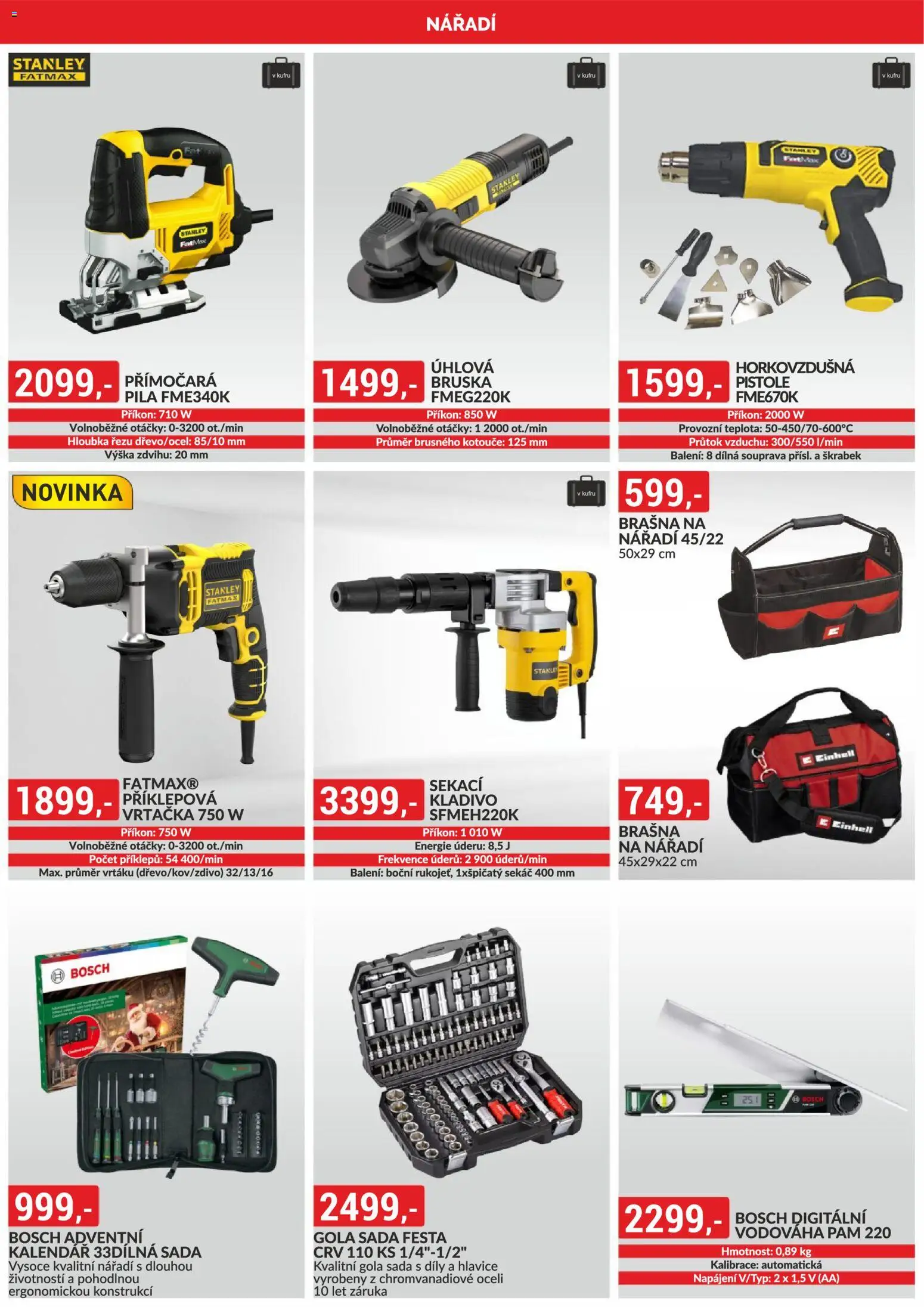 BAUMAX leták od 01.11.2025 | Strana: 28 | Produkty: Gola sada, Nářadí, Kladivo, Vrtačka