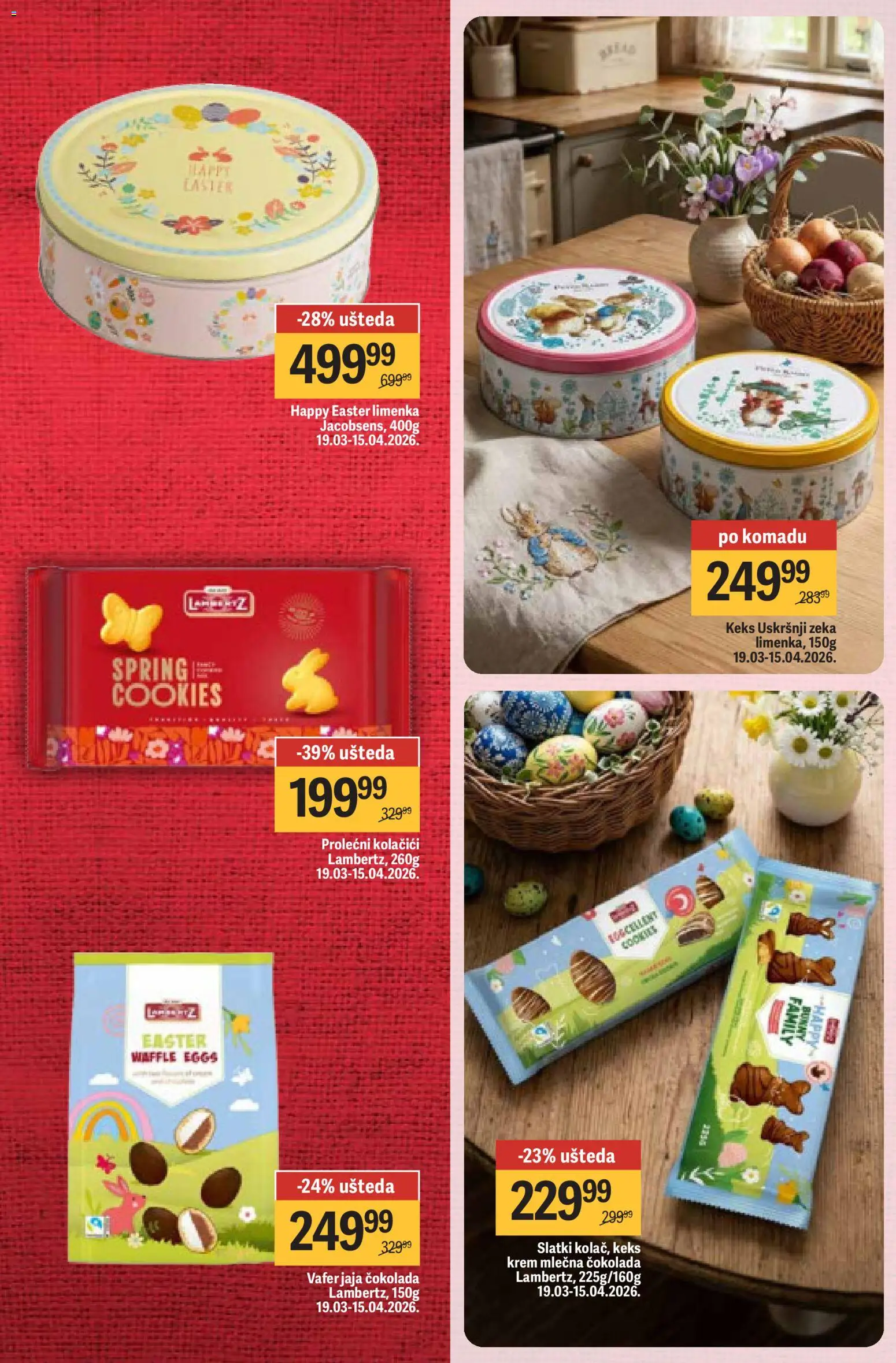 Maxi katalog - važi od 02.04.2026 | Strana: 31 | Proizvode: Keks, Kolačići, Jaja, Čokolada