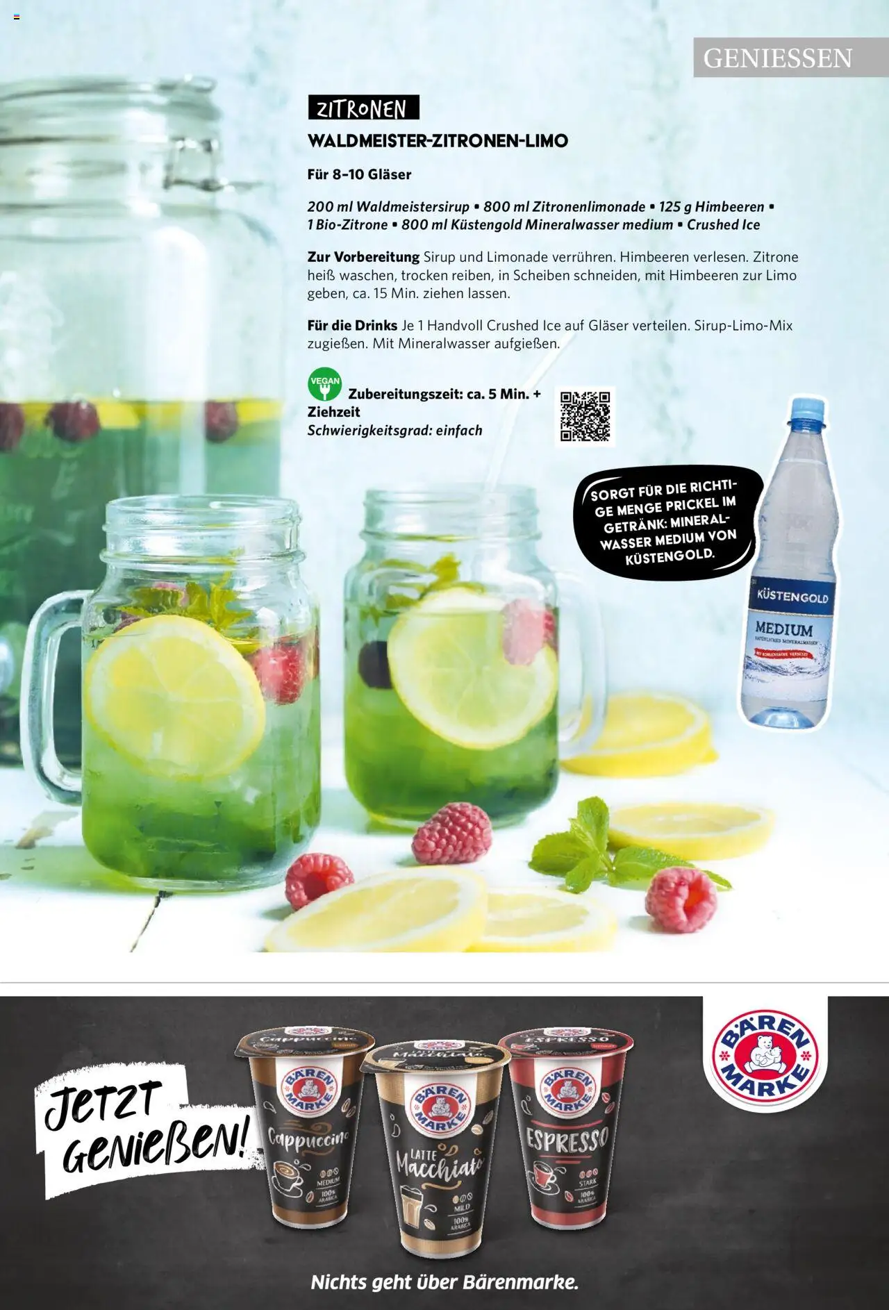 Famila Nordwest - myTime August 2025 - gültig ab dem 01.08.2025 | Seite: 39 | Produkte: Himbeeren, Mineralwasser, Wasser, Zitrone
