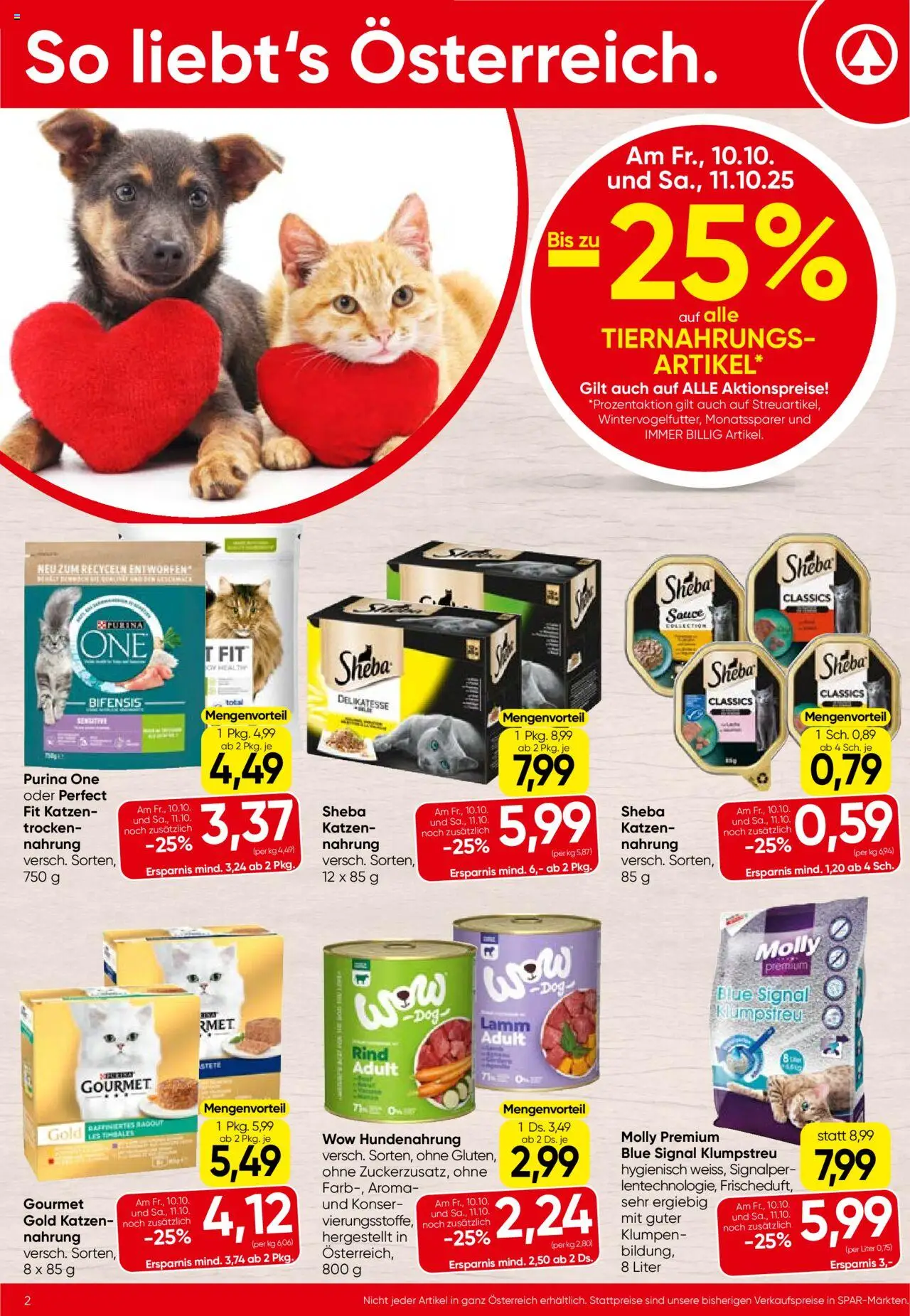 Spar Flugblatt - Vorarlberg gültig ab 09.10.2025 | Seite: 2