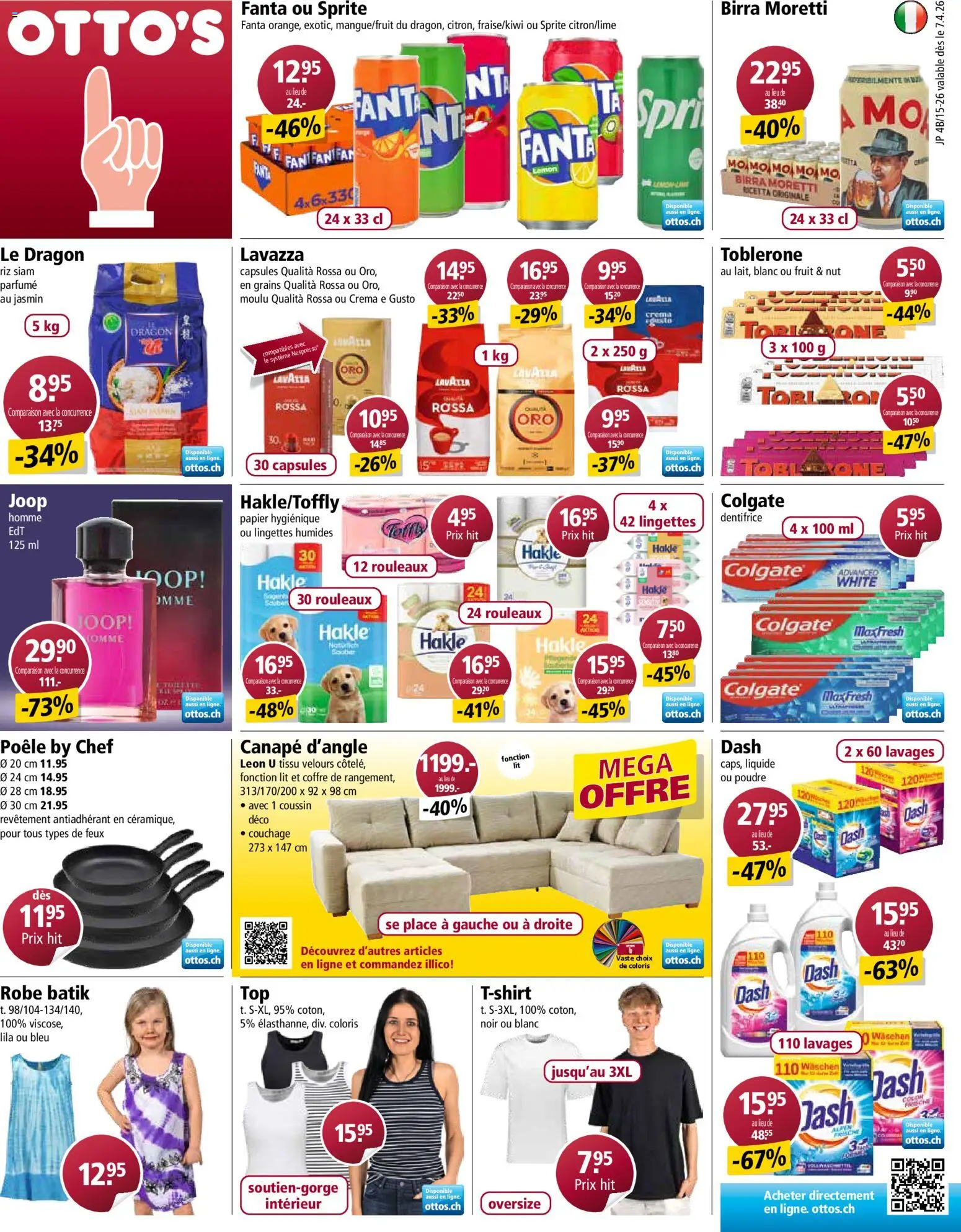 Otto's aktionen FR – gültig ab 07.04.2026 | Seite: 1 | Produkte: Fanta, Sprite