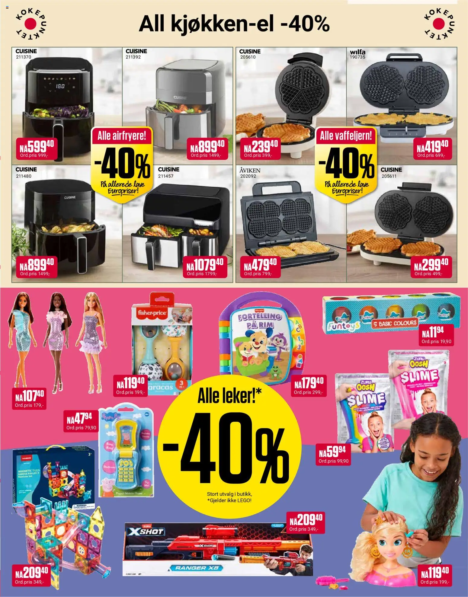 {H1} | Side: 3 | Produkter: Vaffeljern, Leker