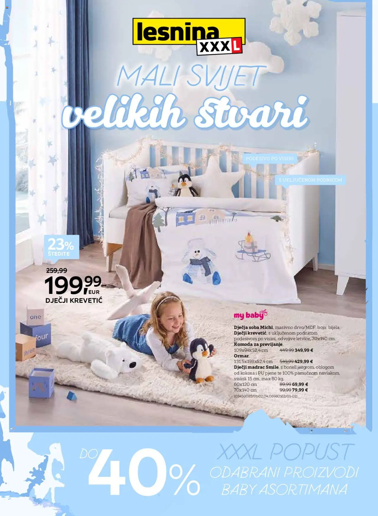 Lesnina katalog | vrijedi od 02.09.2025 | Stranica: 1 | Proizvodi: Madrac, Komoda