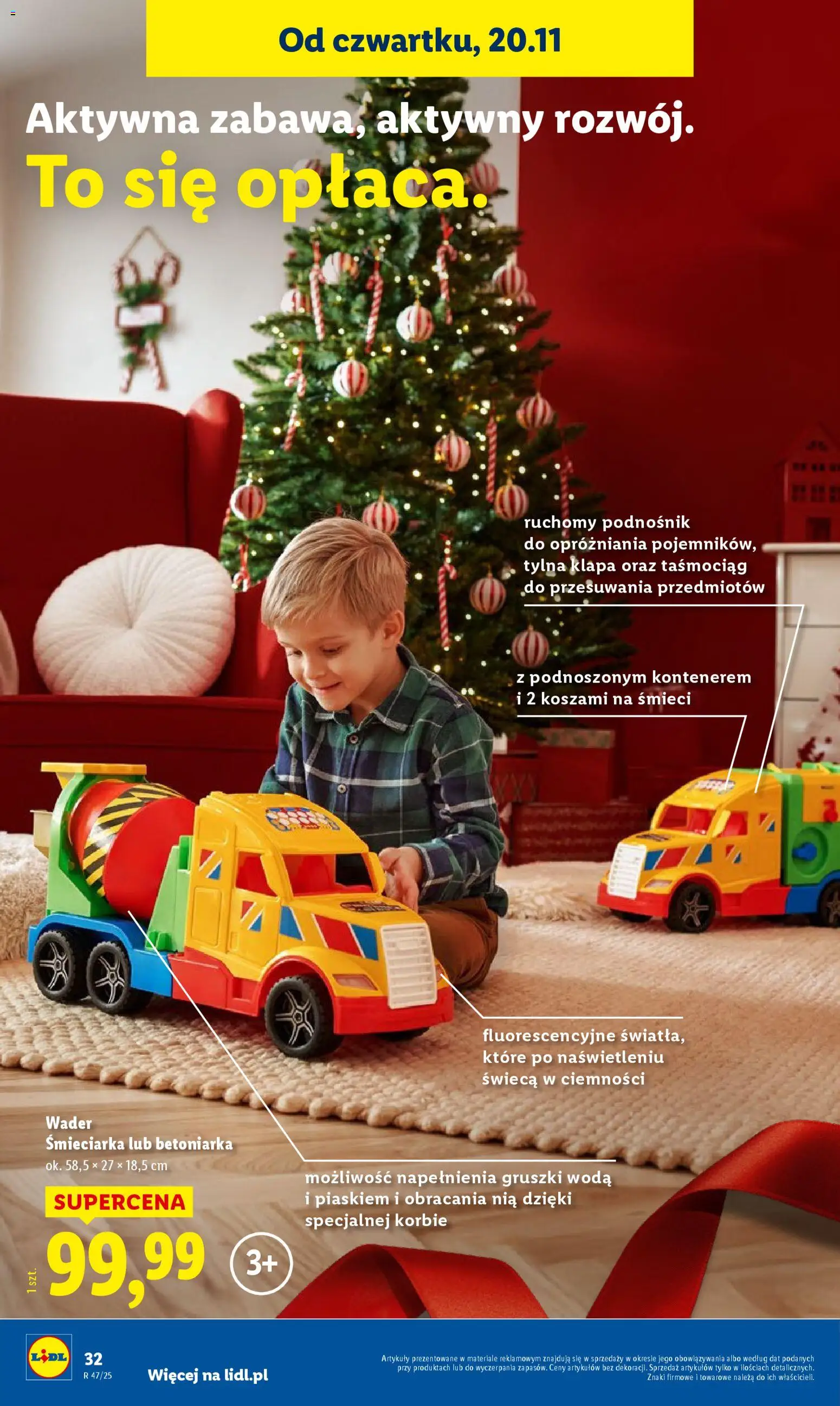 Lidl Katalog zabawek od 03.11.2025 | Strona: 32 | Produkty: Woda