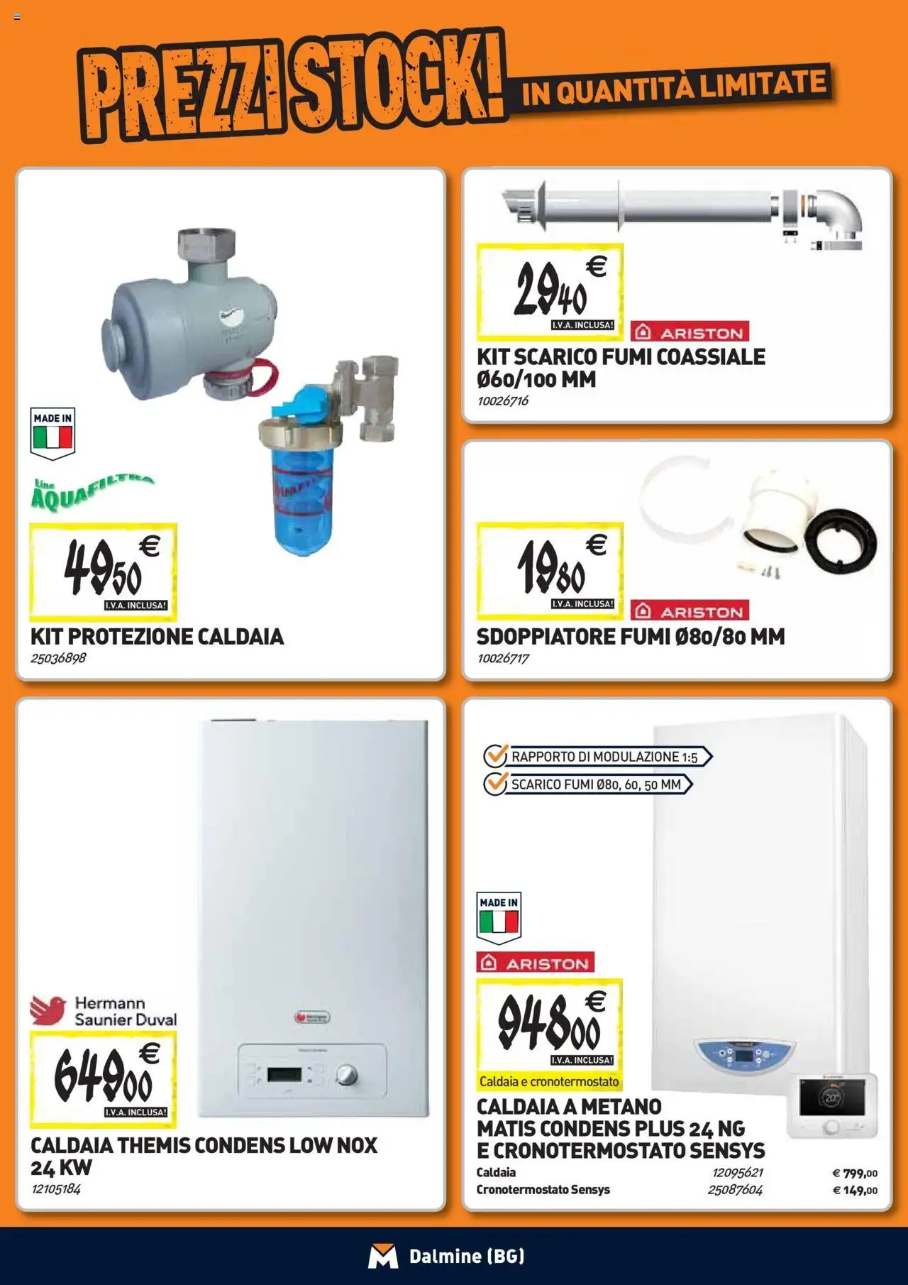 Volantino TECNOMAT del 24.09.2025 | Pagina: 8 | Prodotti: Caldaia