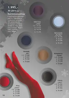 Katalógus Betly - Tiara - amely érvényes a következő dátumtól: 03.10.2025 | Oldal: 24 | Termékek: Harisnyanadrág