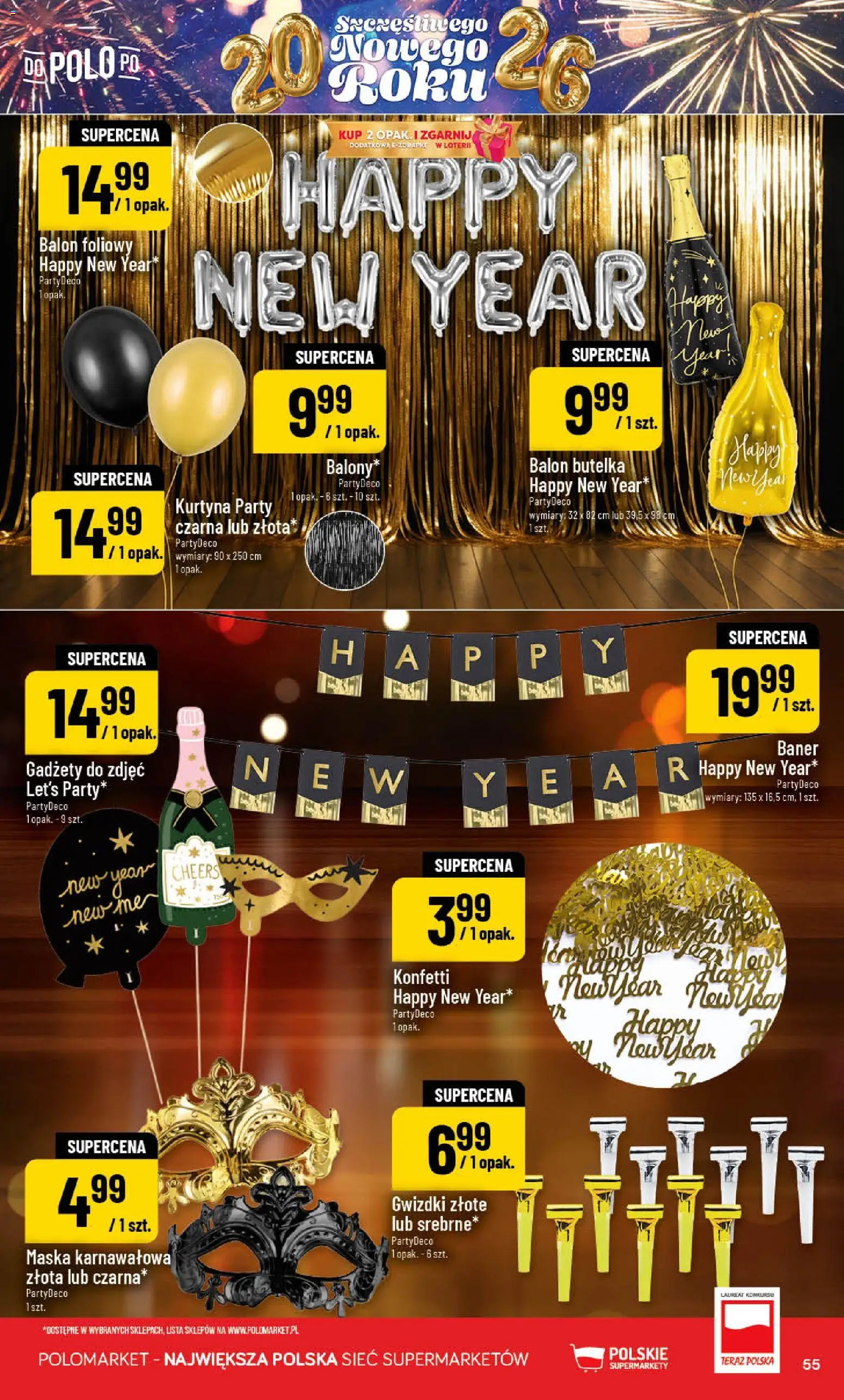 POLOmarket Gazetka od 27.12.2025 | Strona: 55 | Produkty: Maska