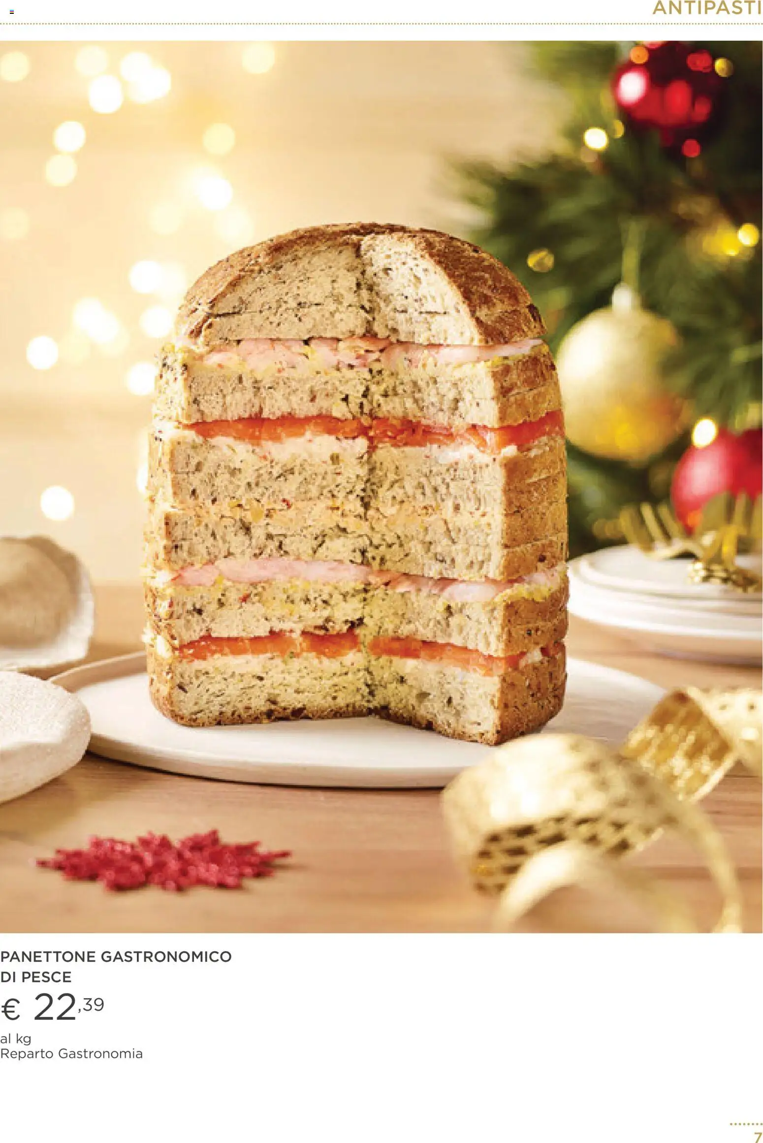 Volantino Esselunga S del 01.12.2025 | Pagina: 7 | Prodotti: Pesce, Panettone