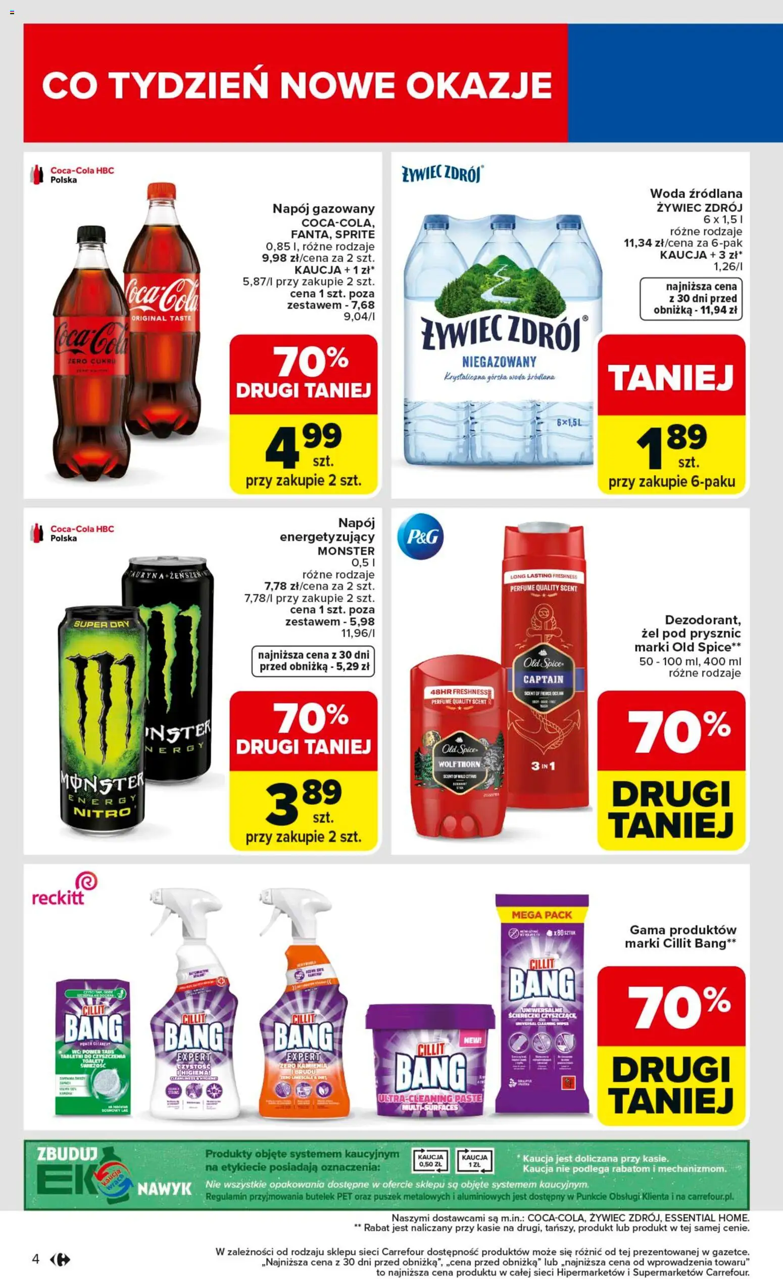 Carrefour Gazetka od 02.02.2026 | Strona: 6 | Produkty: Sprite, Żel pod prysznic, Old spice, Woda