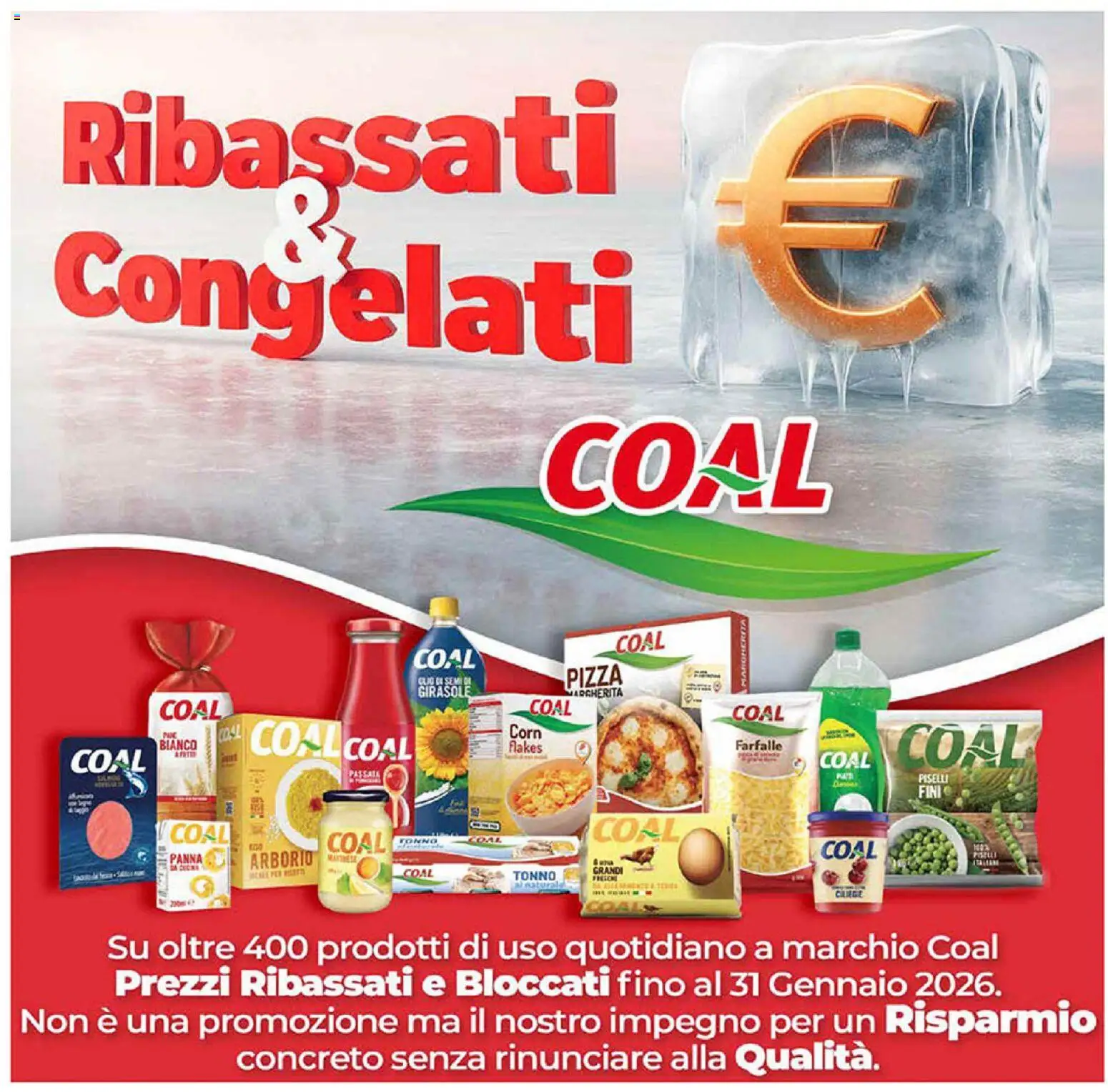 Volantino Coal del 11.11.2025 | Pagina: 1 | Prodotti: Pizza, Panna, Piselli, Tonno