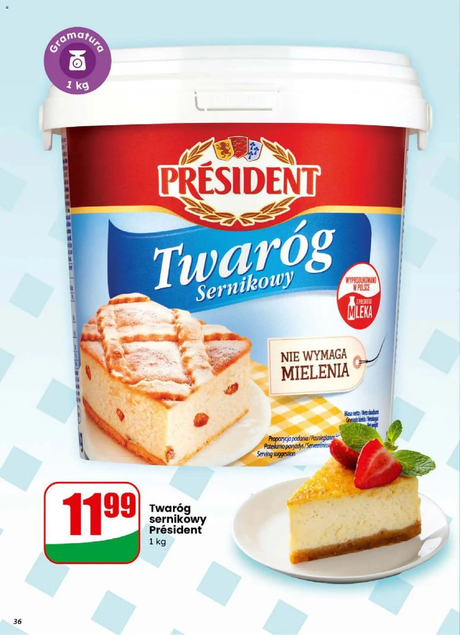 Dino Gazetka od 31.12.2025 | Strona: 36 | Produkty: Mleka, Twaróg