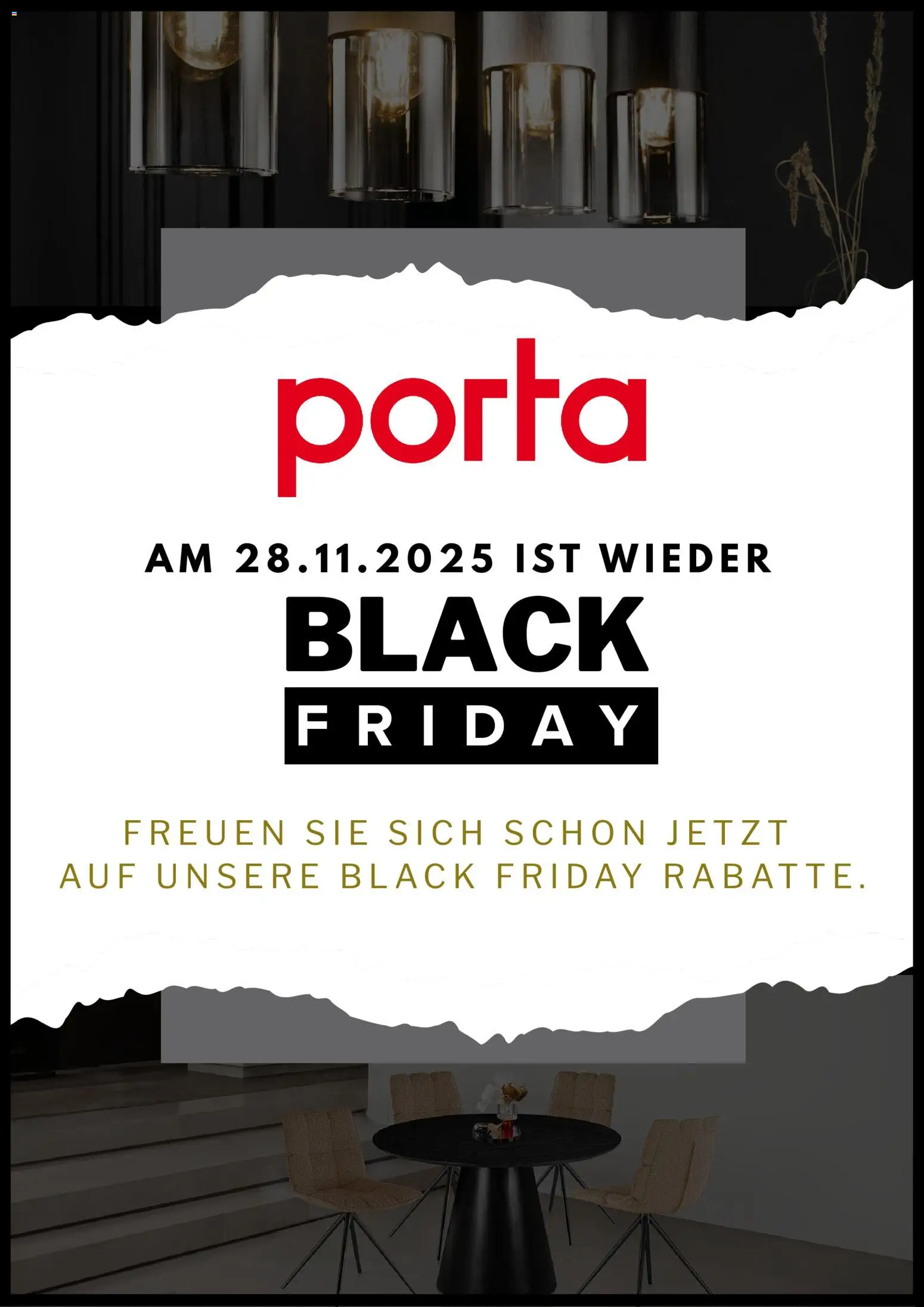 Porta! - Black Friday - Ankündigung – gültig ab 31.10.2025 | Seite: 1