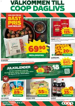 Coop Daglivs - erbjudanden - Förhandsvisning av reklamblad från butik Coop Daglivs aktuell från 15.12.2025