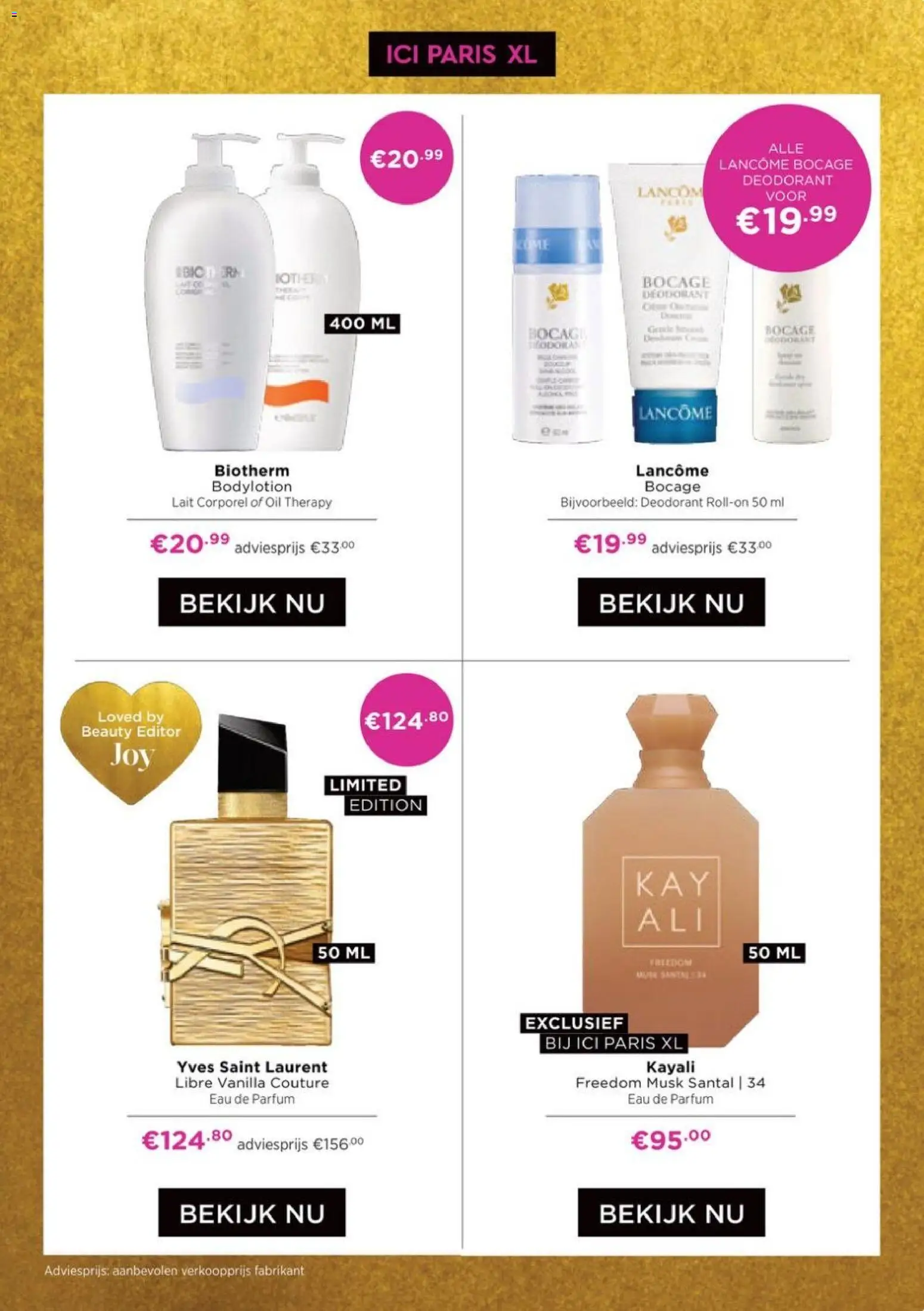 {H1} | Pagina: 23 | Producten: Deodorant, Ginkgo biloba, Parfum