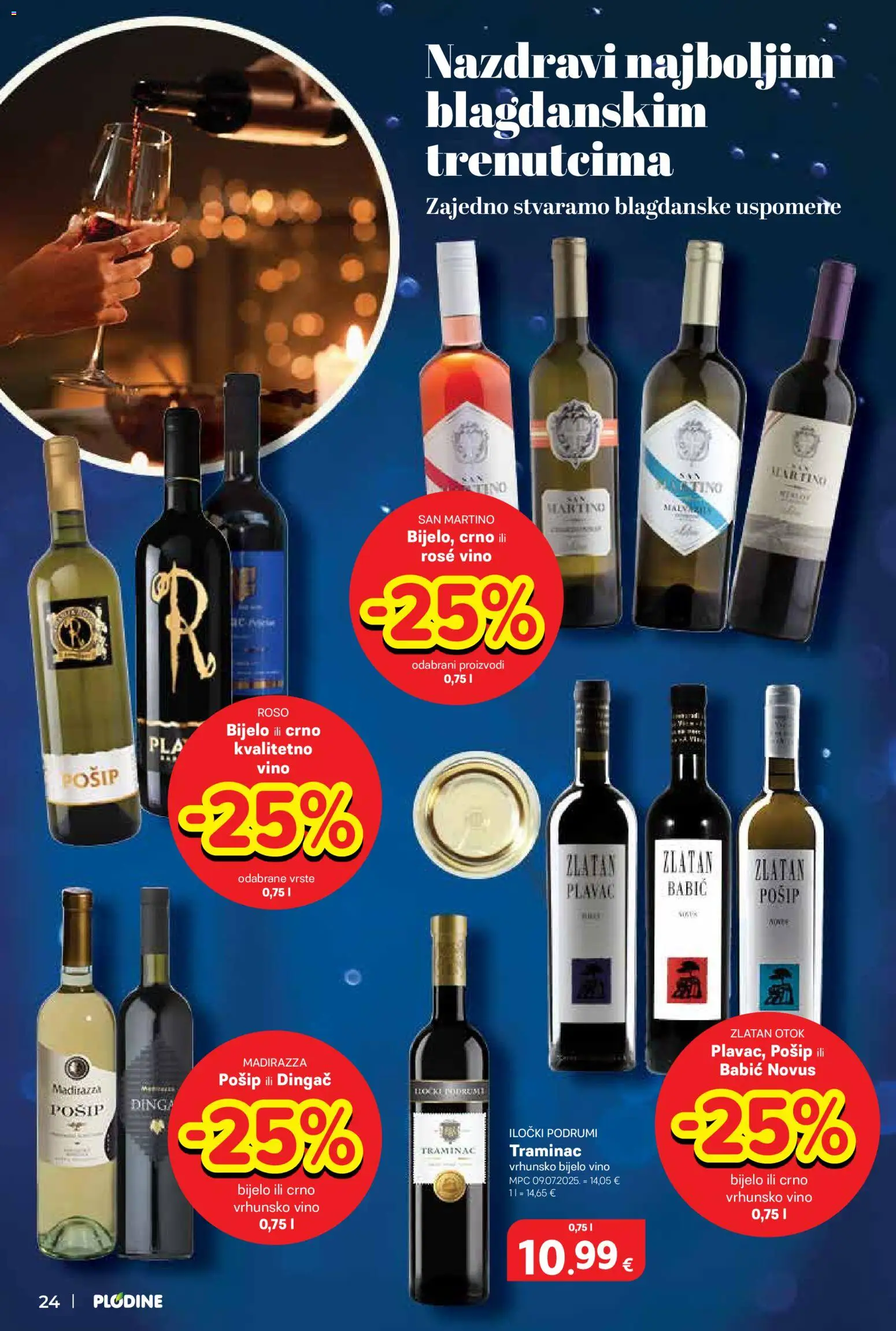 Plodine katalog | vrijedi od 26.11.2025 | Stranica: 24 | Proizvodi: Bijelo vino, Vino