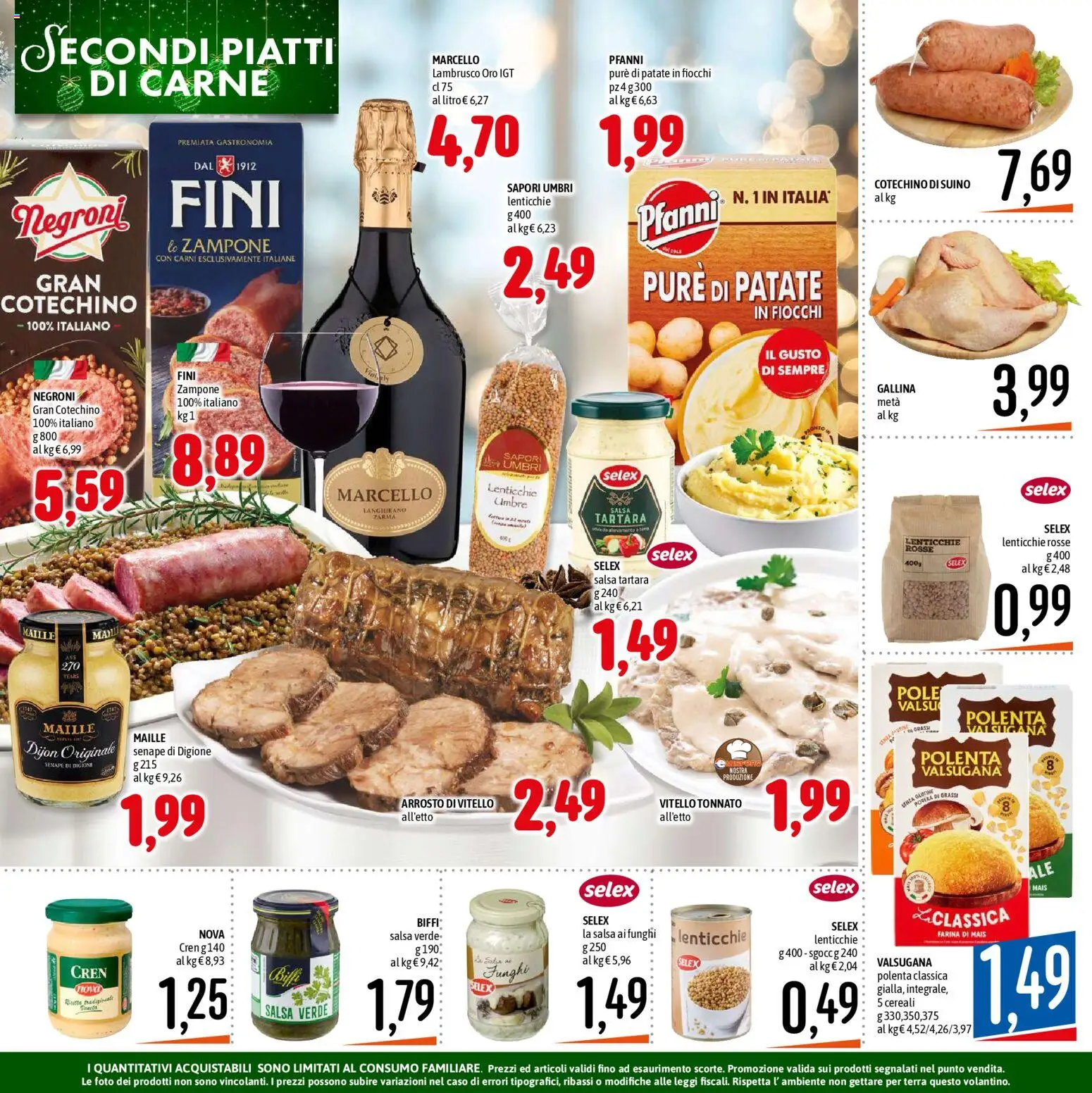 Volantino Emisfero del 11.12.2025 | Pagina: 10 | Prodotti: Cereali, Fiocchi, Suino, Terra