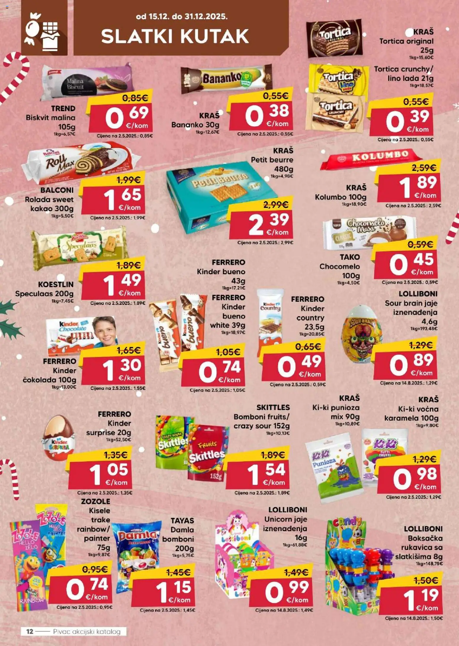 Pivac katalog | vrijedi od 15.12.2025 | Stranica: 12 | Proizvodi: Hell, Lino Lada, Petit Beurre, Bomboni