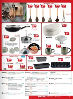 Maximo - Prévisualisation de Maximo catalogue epicerie valide à partir de 23.01.2026 | Page: 91 | Produits: Soupe, Poêle, Casserole, Pain