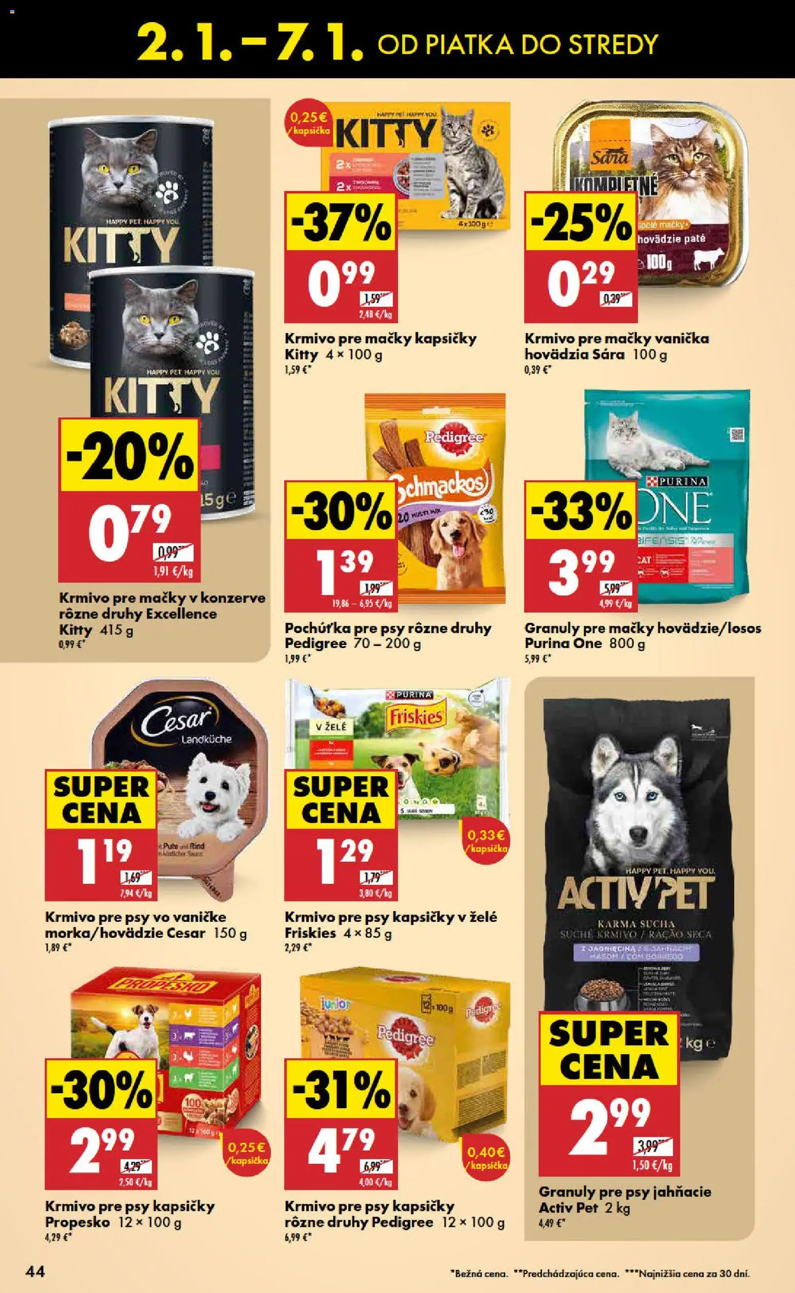 Nové Biedronka akcie – leták je platný od 02.01.2026 | Strana: 44 | Produkty: Friskies