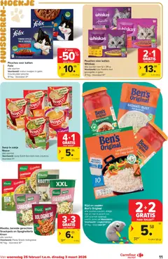 Carrefour market folder week 9 - Voorbeeld van een folder van Carrefour market, geldig van 25.02.2026 | Pagina: 11 | Producten: Rijst, Ananas, Pasta, La