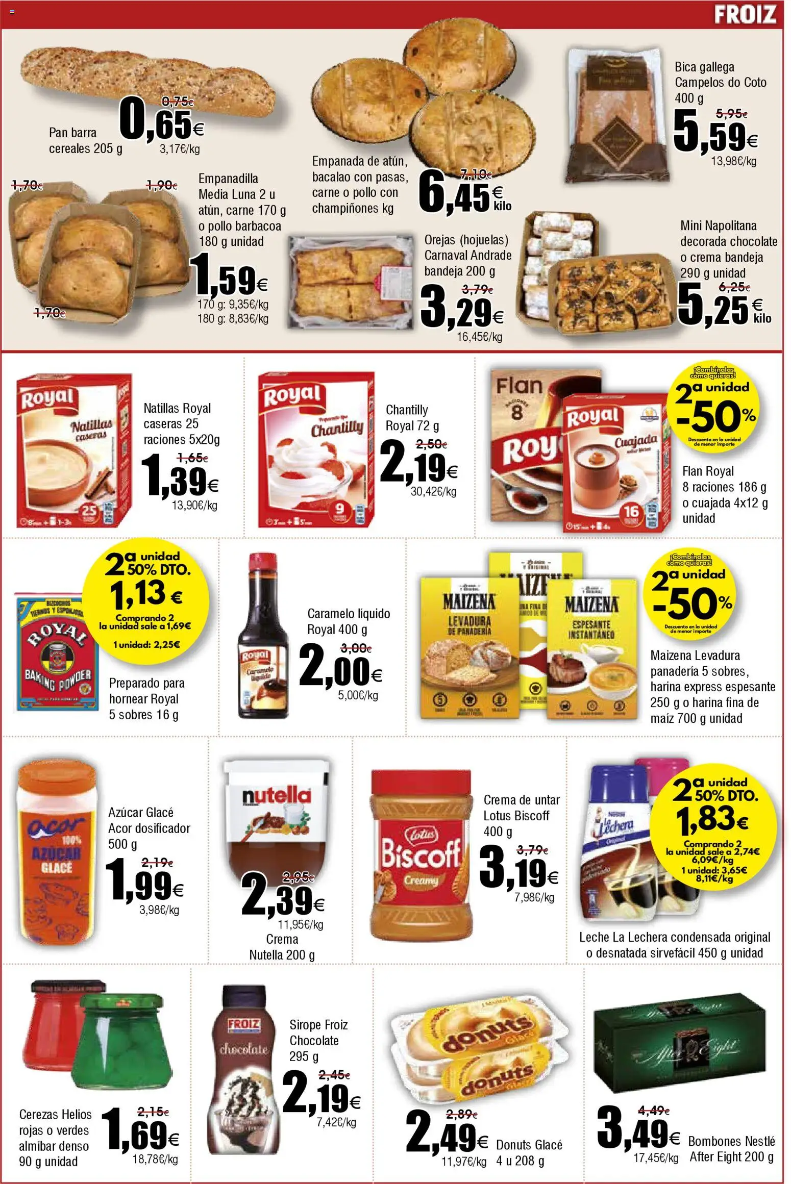 Froiz folleto │ válido desde el 11.02.2026 | Página: 12 | Productos: Pan, Chocolate, Cereales, Panadería