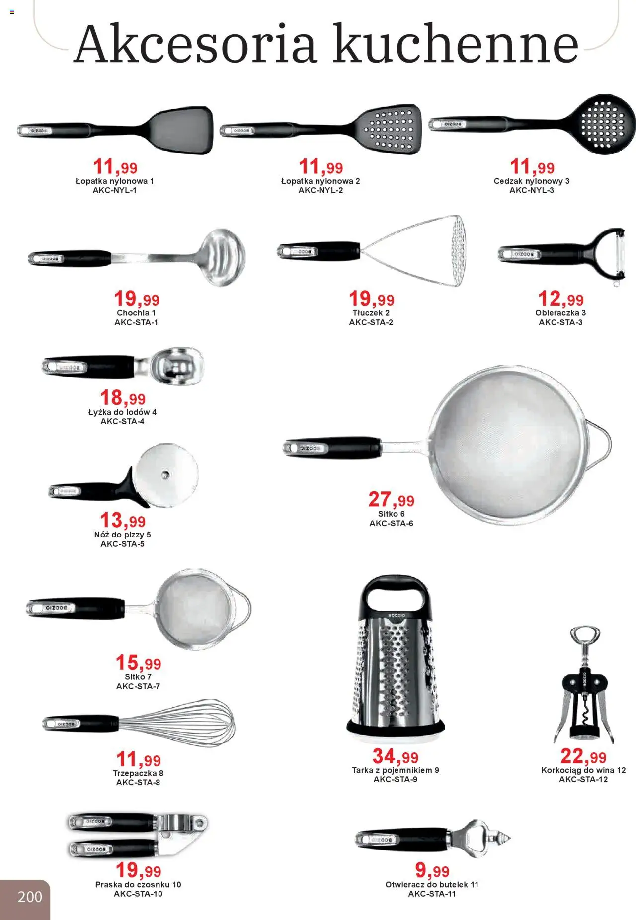 Bodzio Katalog od 01.10.2025 | Strona: 200 | Produkty: Trzepaczka