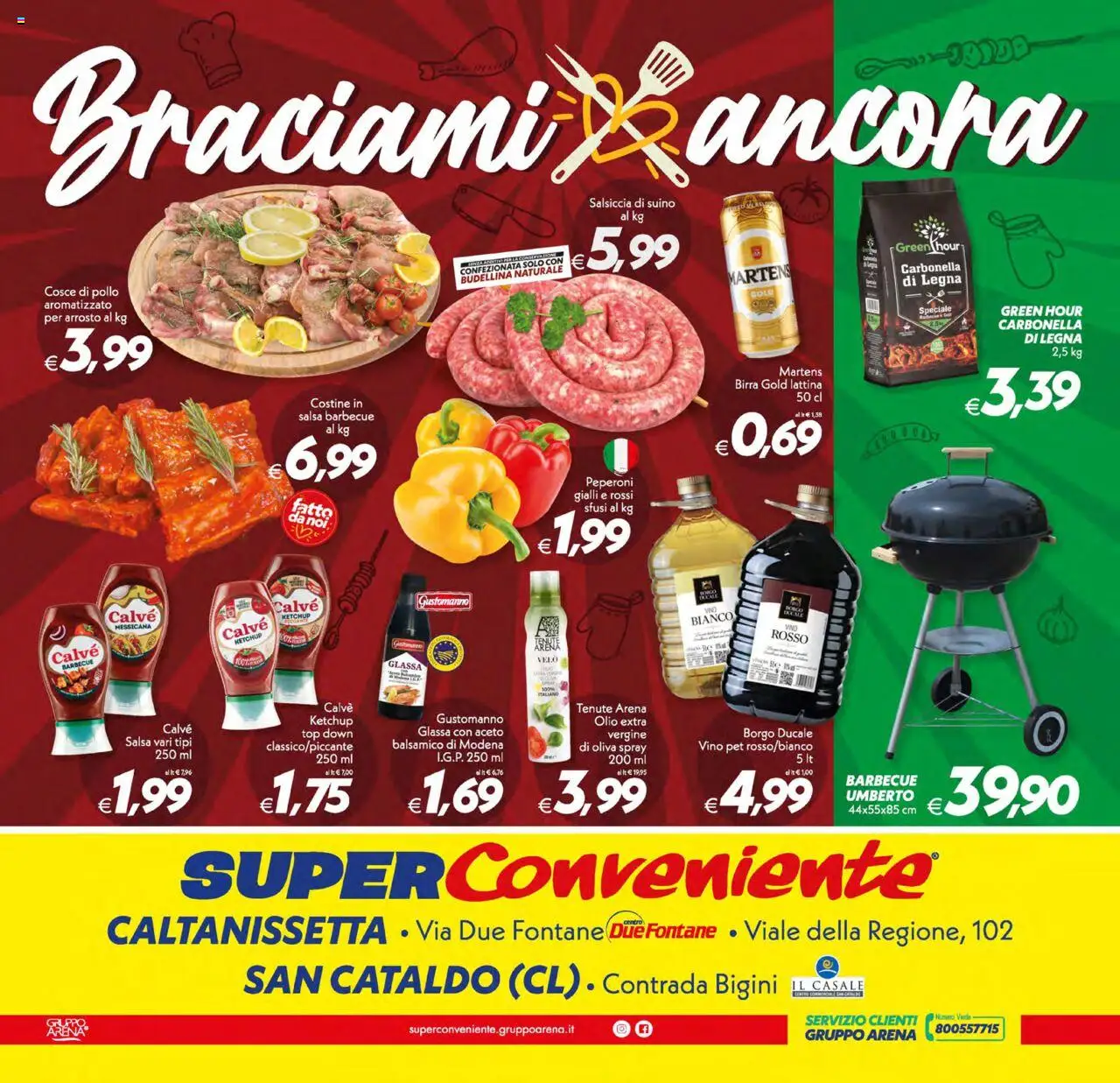 Volantino SuperConveniente del 12.08.2025 | Pagina: 28 | Prodotti: Arrosto, Birra, Pollo, Vino