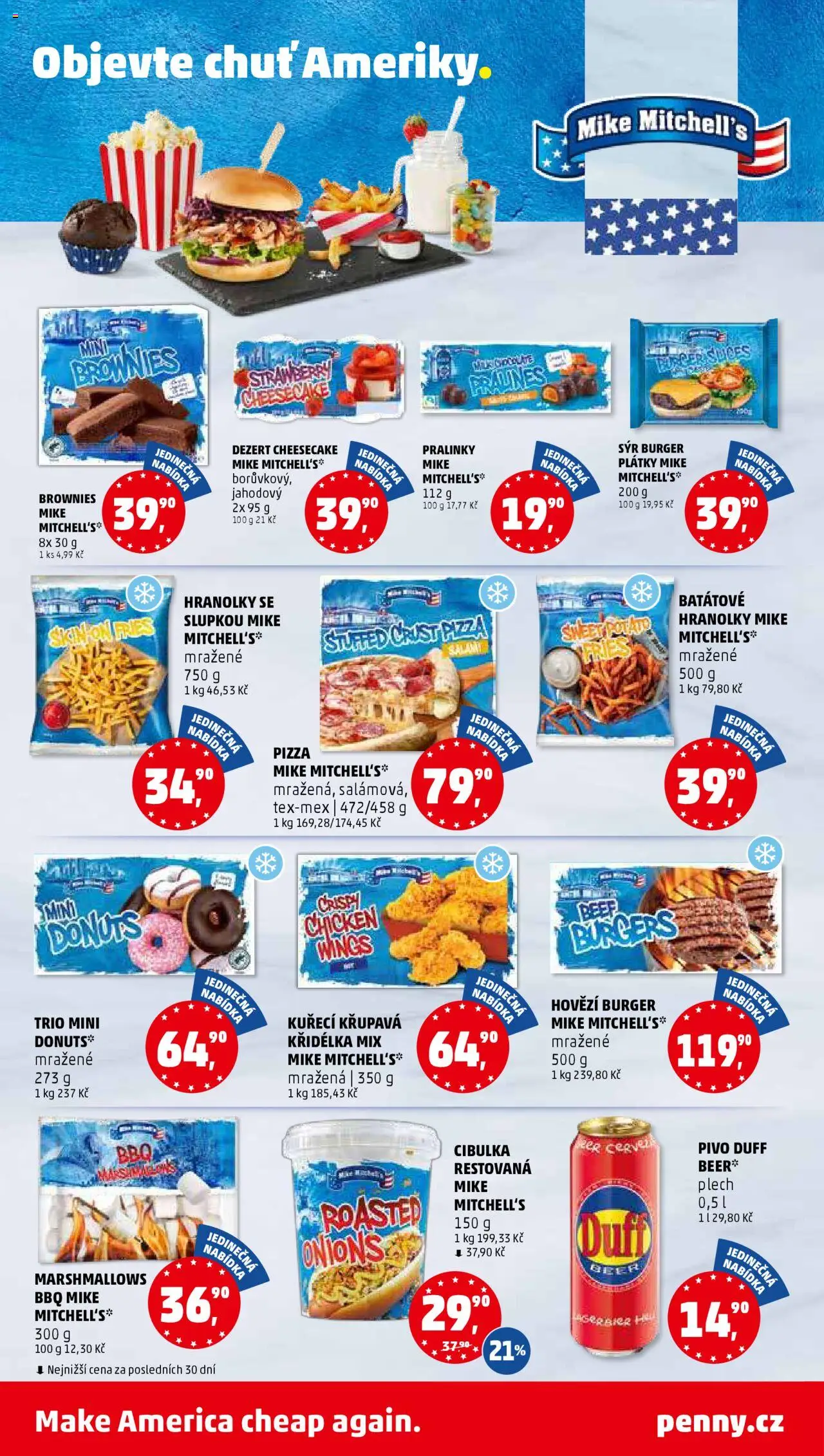 Penny Market leták - Čtvrtečník od 03.07.2025 | Strana: 34 | Produkty: Pizza, Pivo, Plech, Cheesecake
