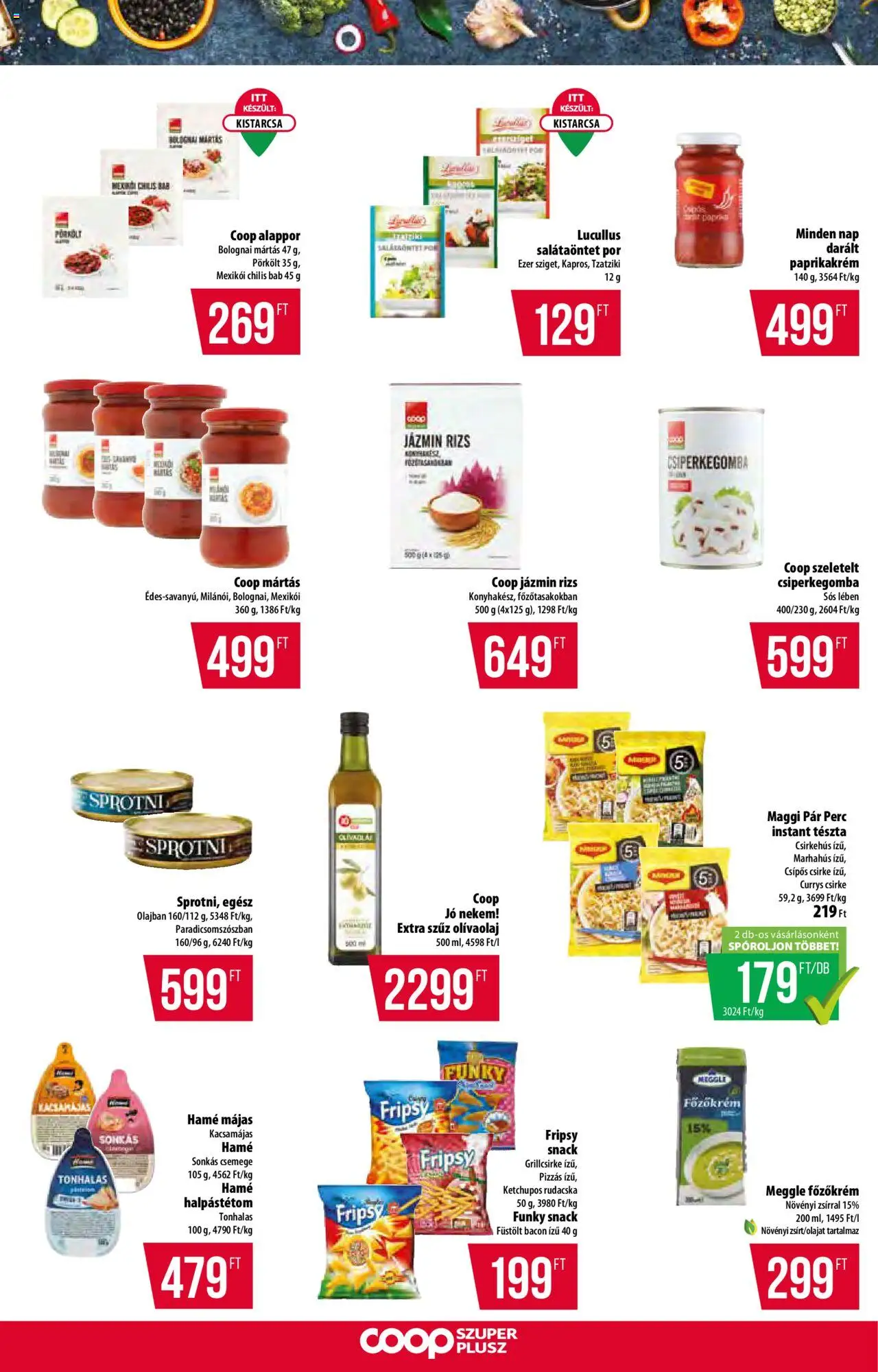 COOP akciós ujság - amely érvényes a következő dátumtól: 29.05.2025 | Oldal: 8 | Termékek: Grillcsirke, Rizs, Marhahús, Olívaolaj