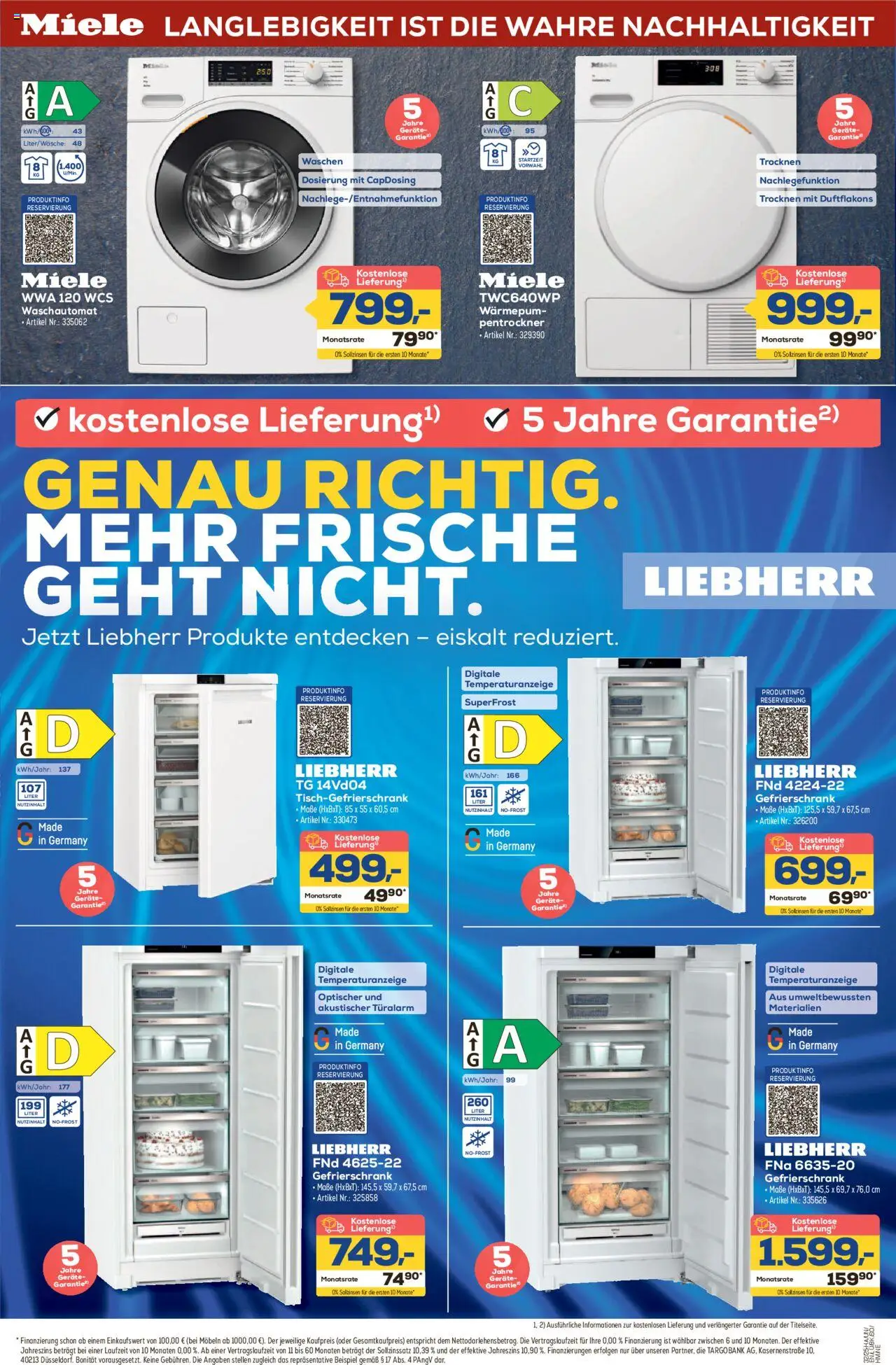 Euronics Prospekt Berlet - gültig ab dem 31.07.2025 | Seite: 9 | Produkte: Miele, Liebherr, Gefrierschrank