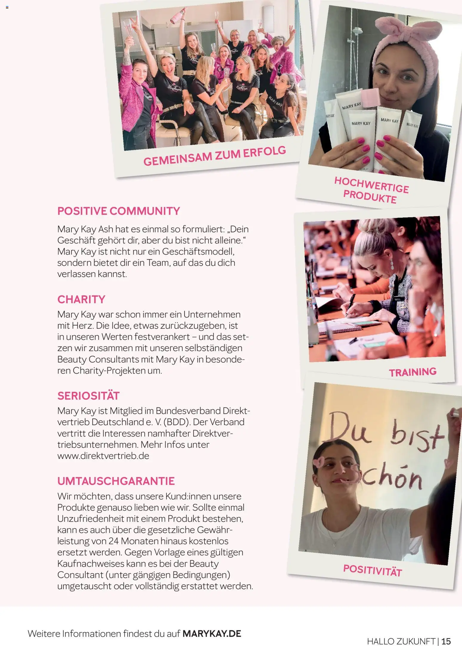 Mary Kay  Hallo Zukunft! – gültig ab 31.03.2025 | Seite: 15