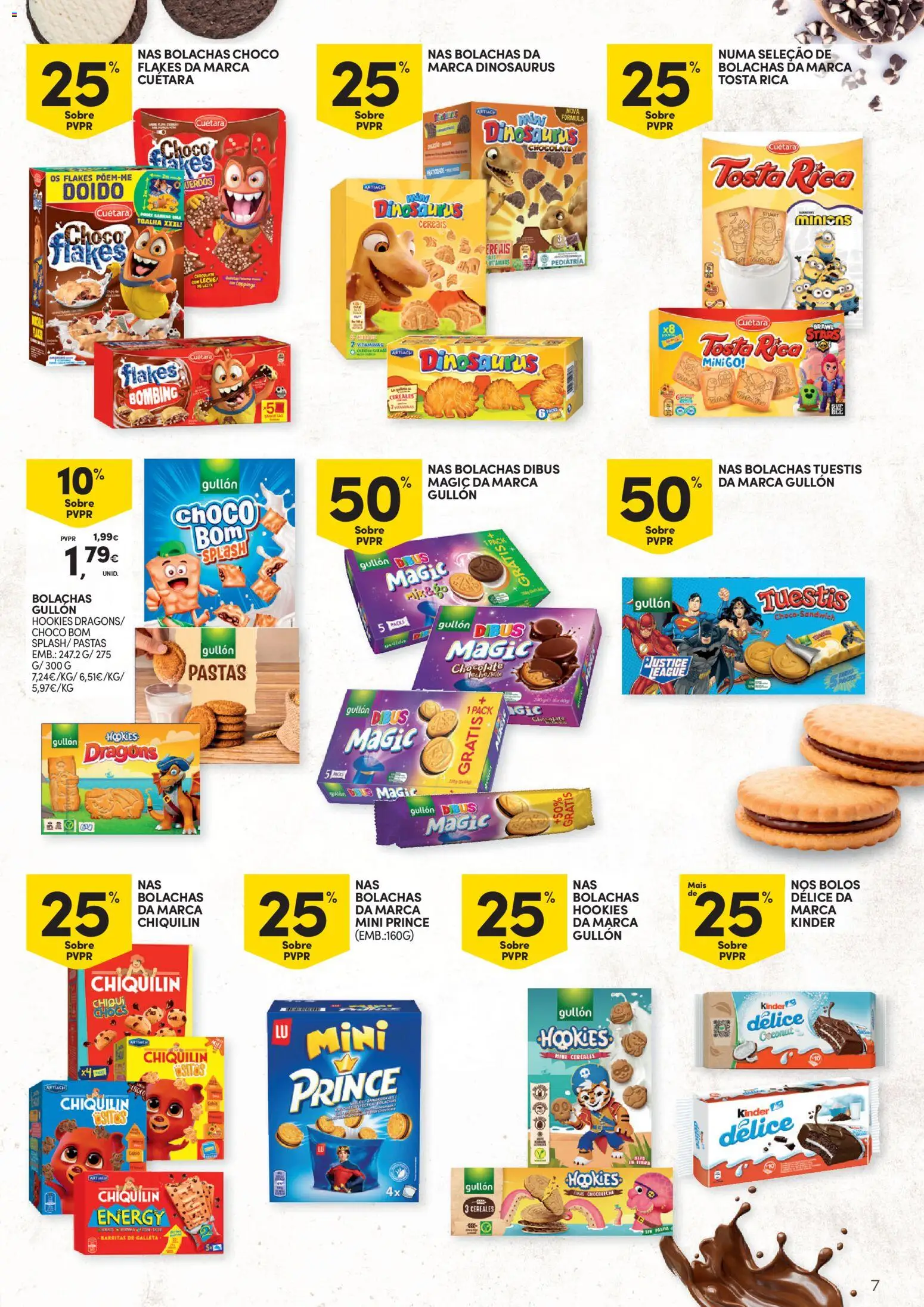 Continente - Bolachas Para momentos especiais │ válido de 03.02.2026 | Página: 7 | Produtos: Bolachas, Leite, Chocolate, Cereais