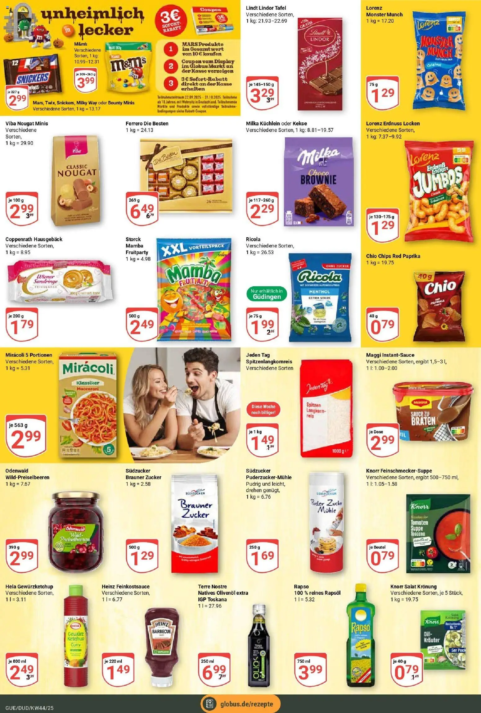 Globus prospekt Saarbrücken-Dudweiler	 – gültig ab 26.10.2025 | Seite: 15 | Produkte: M&M's, Monster, Dill, Reis