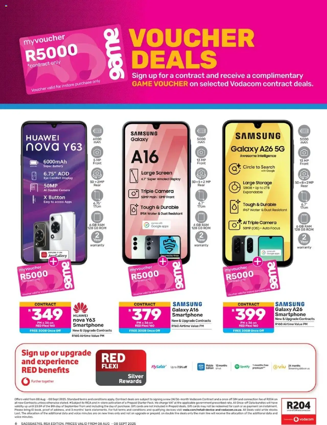 Game - Power Up │ valid from 08.08.2025 | Page: 6 | Products: Data, Sim, Smartphone, Battery