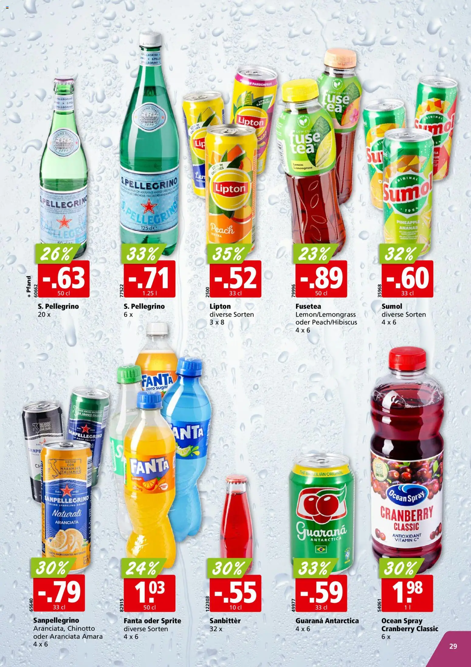 Aligro aktionen Chavannes, Matran, Genf, Sitten – gültig ab 27.05.2026 | Seite: 29 | Produkte: Fanta, Sprite, Ananas