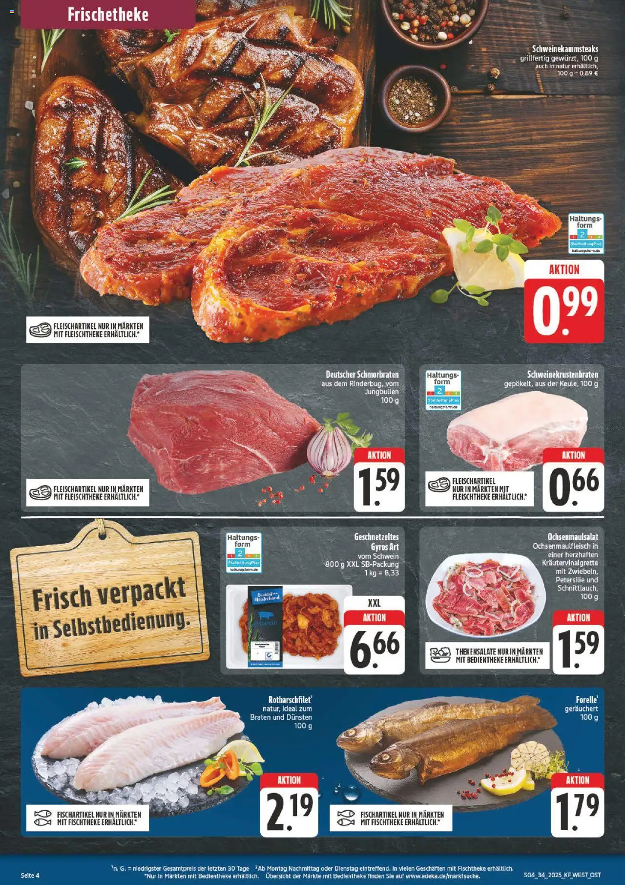 nah & gut Prospekt 	 - gültig ab dem 18.08.2025 | Seite: 4 | Produkte: Gyros, Petersilie