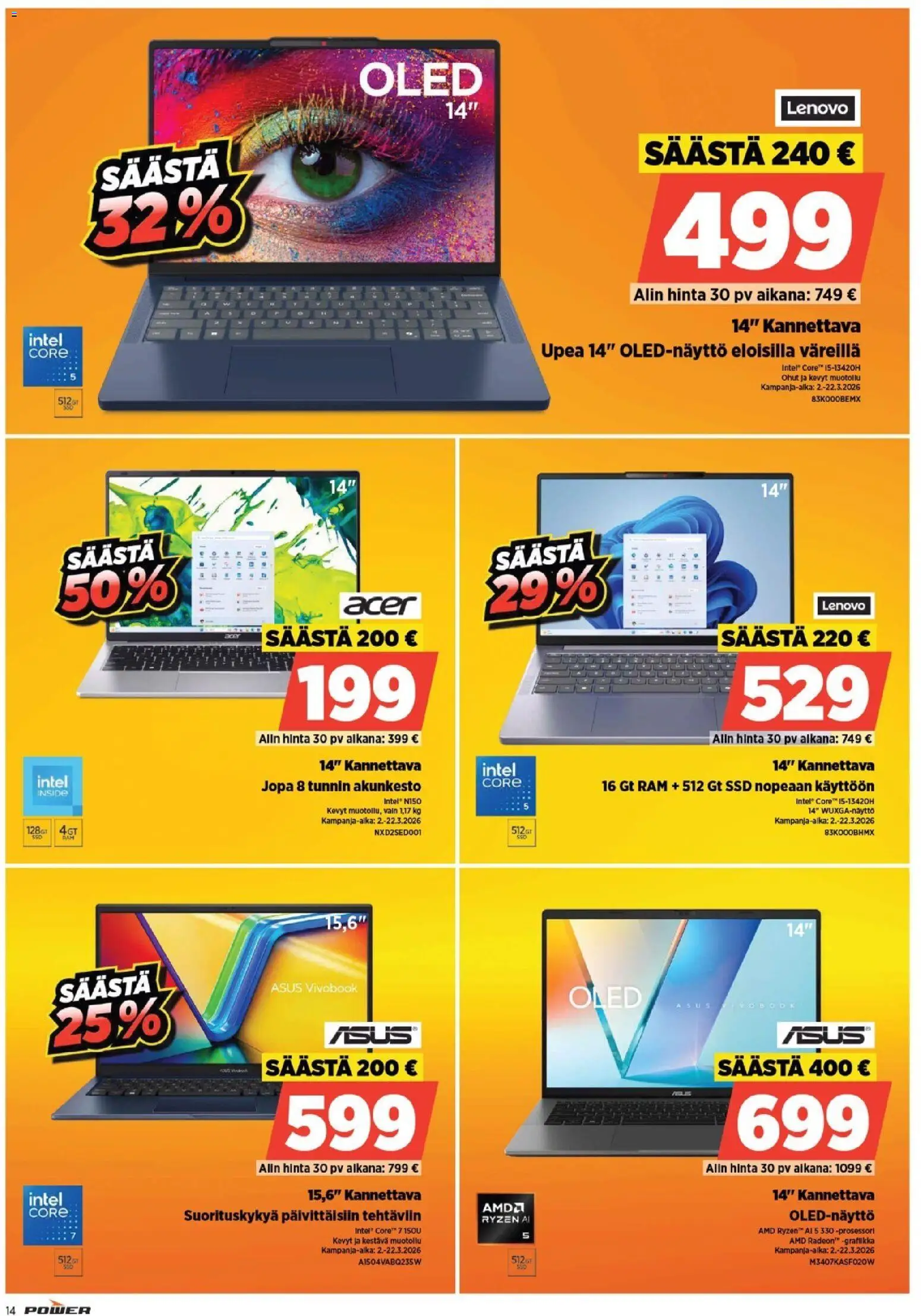 Power tarjoukset – voimassa 16.03.2026 alkaen | Sivu: 14