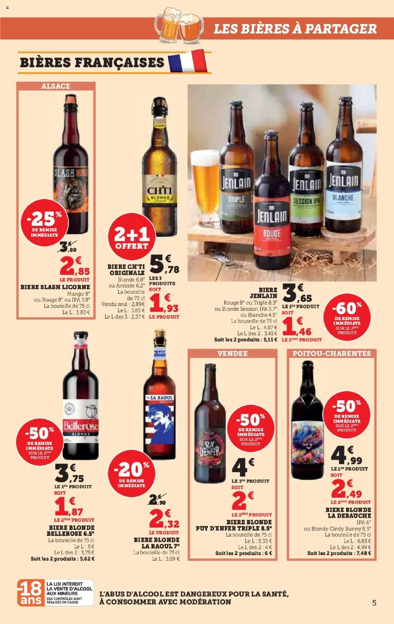  | Page: 5 | Produits: Bière blonde, Bière