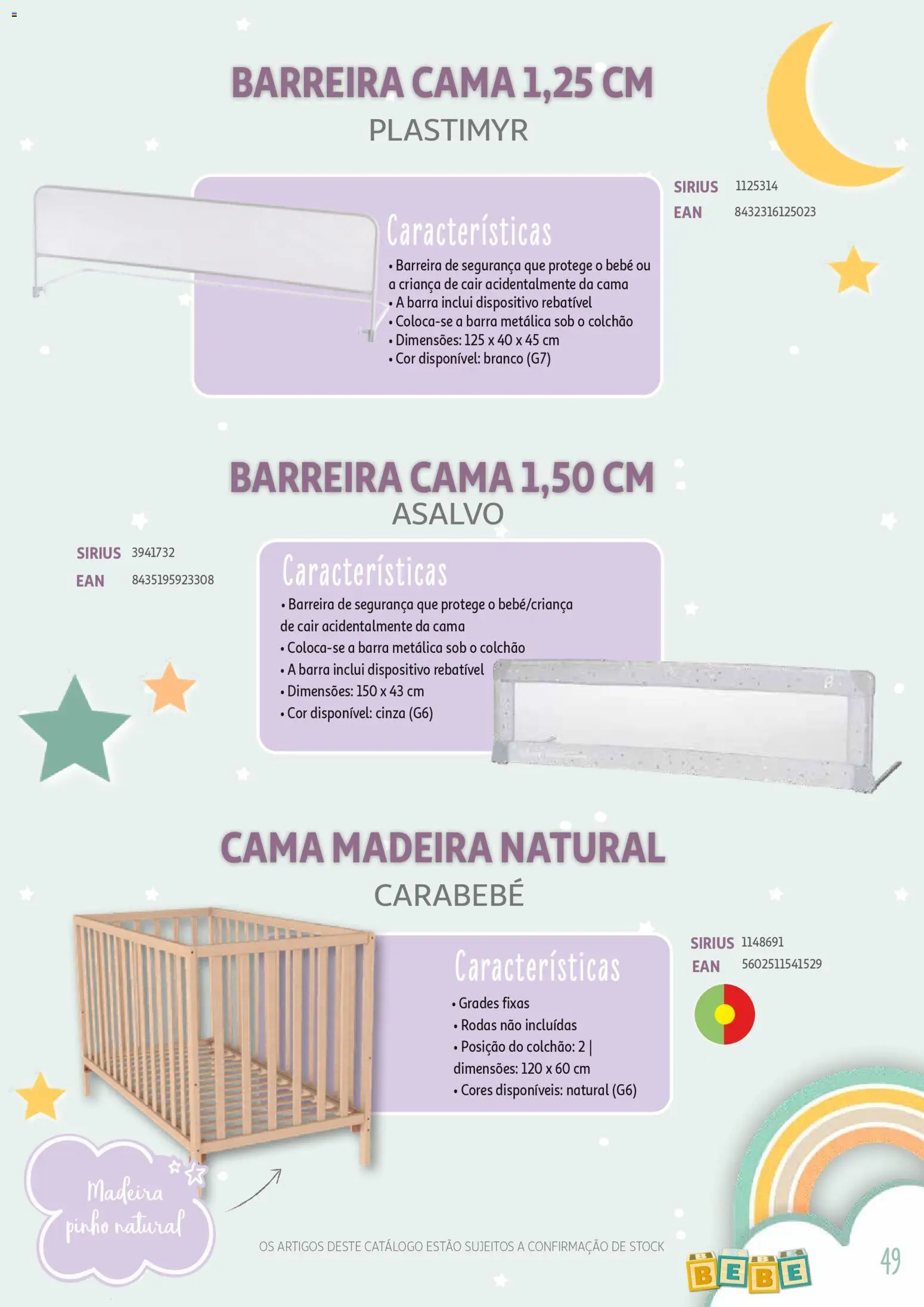 Auchan - Catálogo Puericultura │ válido de 13.01.2026 | Página: 49 | Produtos: Cama, Colchão