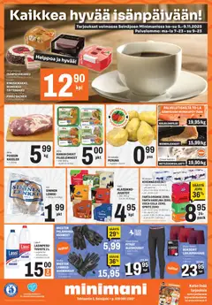 Minimani-mainoslehti voimassa 05.11.2025 alkaen