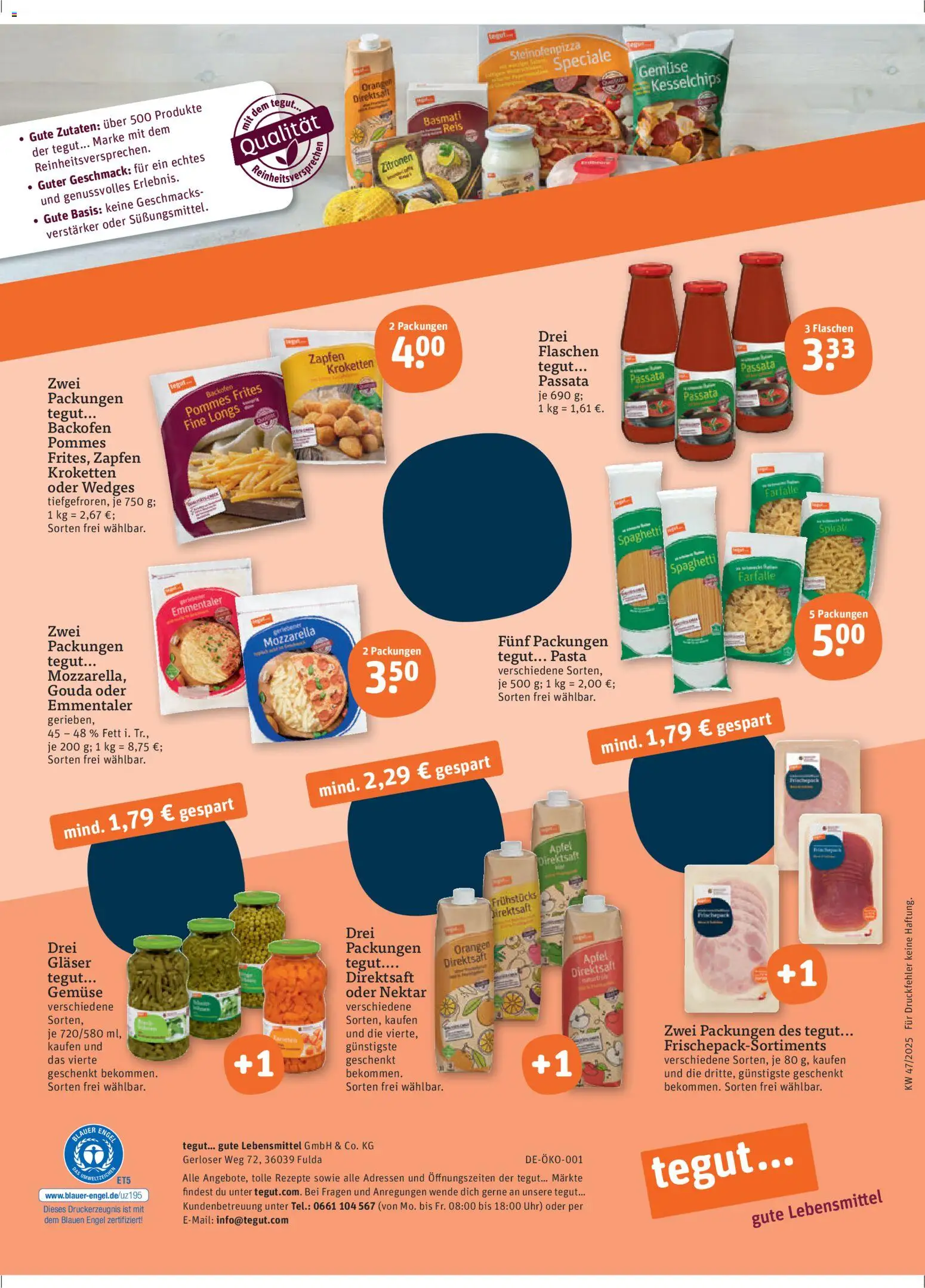 Tegut Prospekt – gültig ab 17.11.2025 | Seite: 25
