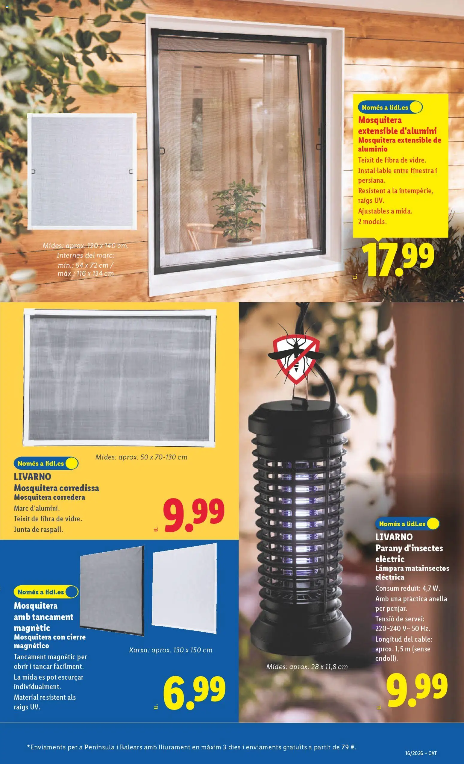 Lidl folleto de bazar │ válido desde el 13.04.2026 | Página: 3 | Productos: Cable, Lámpara