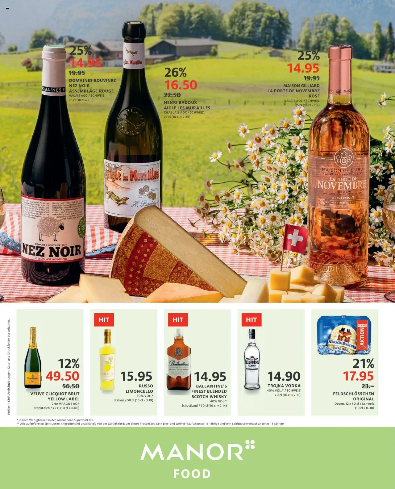 Manor - Aktionen ab 29.07.2025 | Seite: 4 | Produkte: Rouge, Bier