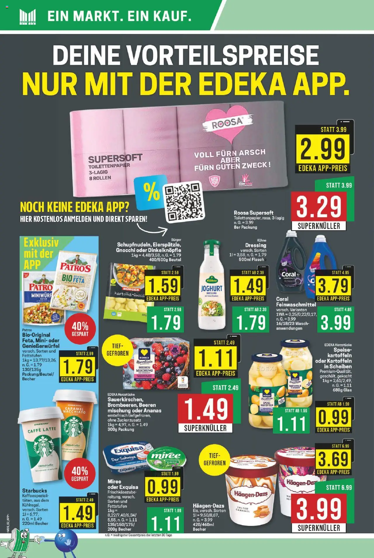 Marktkauf Prospekt 	 - gültig ab dem 25.08.2025 | Seite: 2 | Produkte: Feta, Dressing, Starbucks, Toilettenpapier