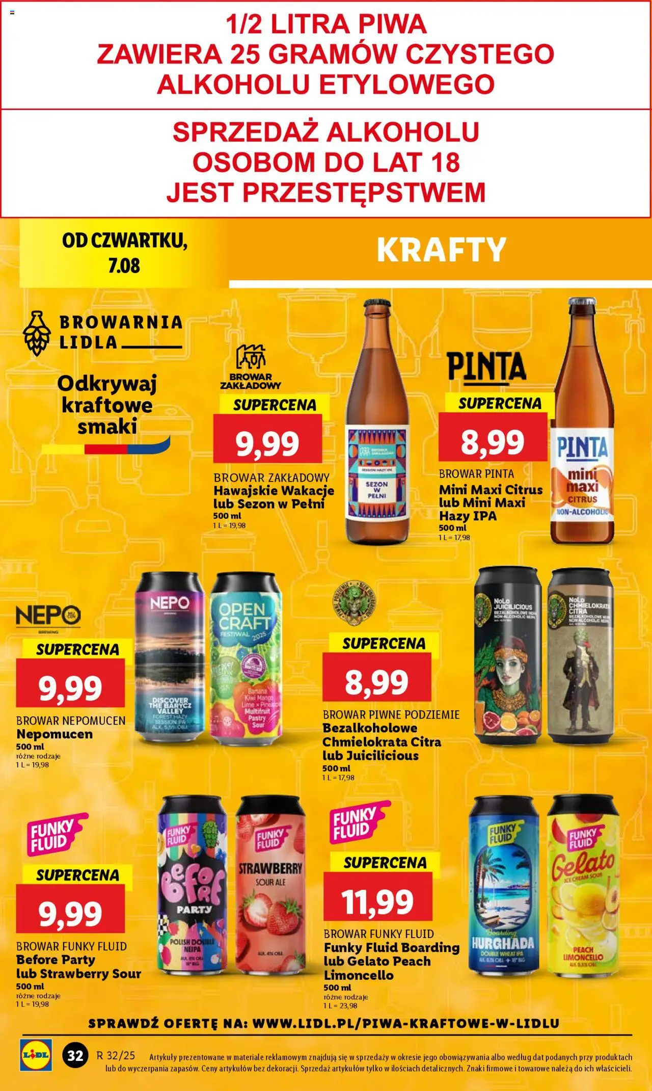 Lidl Gazetka od 07.08.2025 | Strona: 40 | Produkty: Limoncello, Kiwi