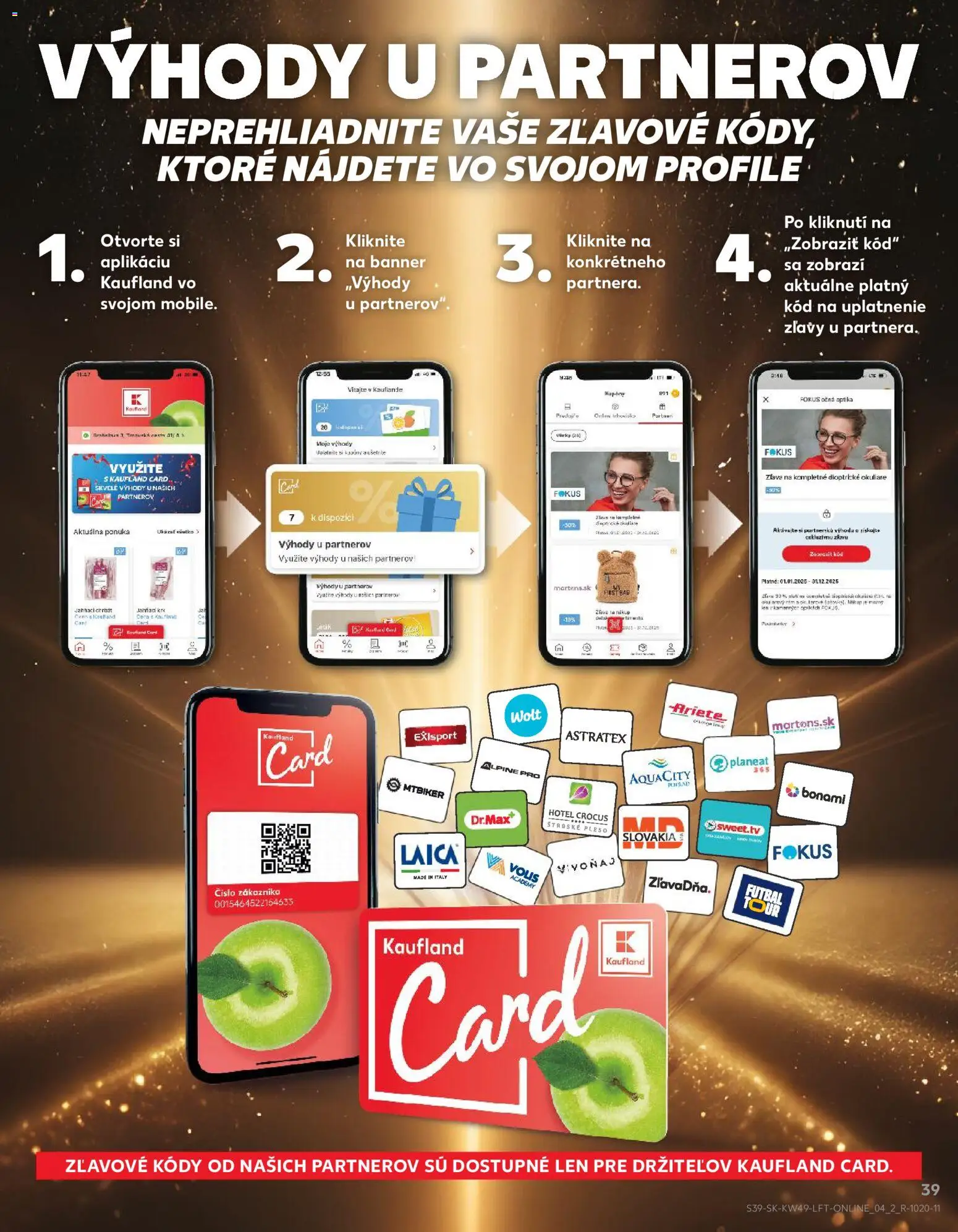 Kaufland SK akciós ujság - amely érvényes a következő dátumtól: 04.12.2025 | Oldal: 39