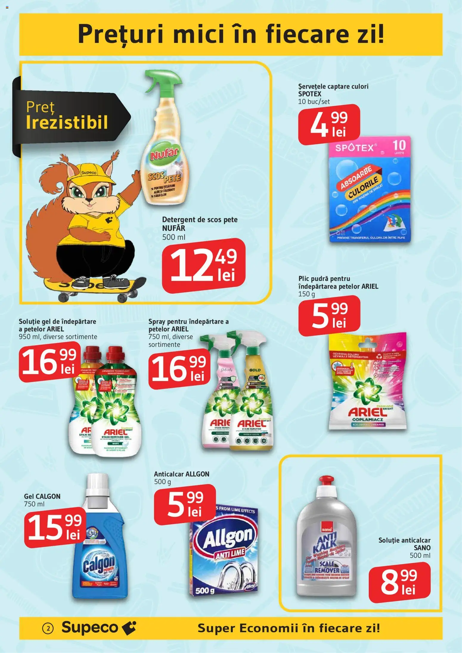 Noul catalog Supeco – valabil de la 30.10.2025 | Pagină: 2 | Produse: Mici, Pudră, Detergent, Îndepărtarea petelor